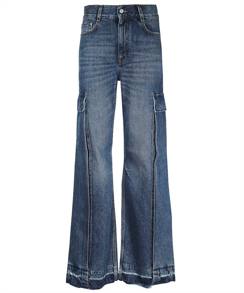 Shop Stella Mccartney Cargo Jeans In Denim