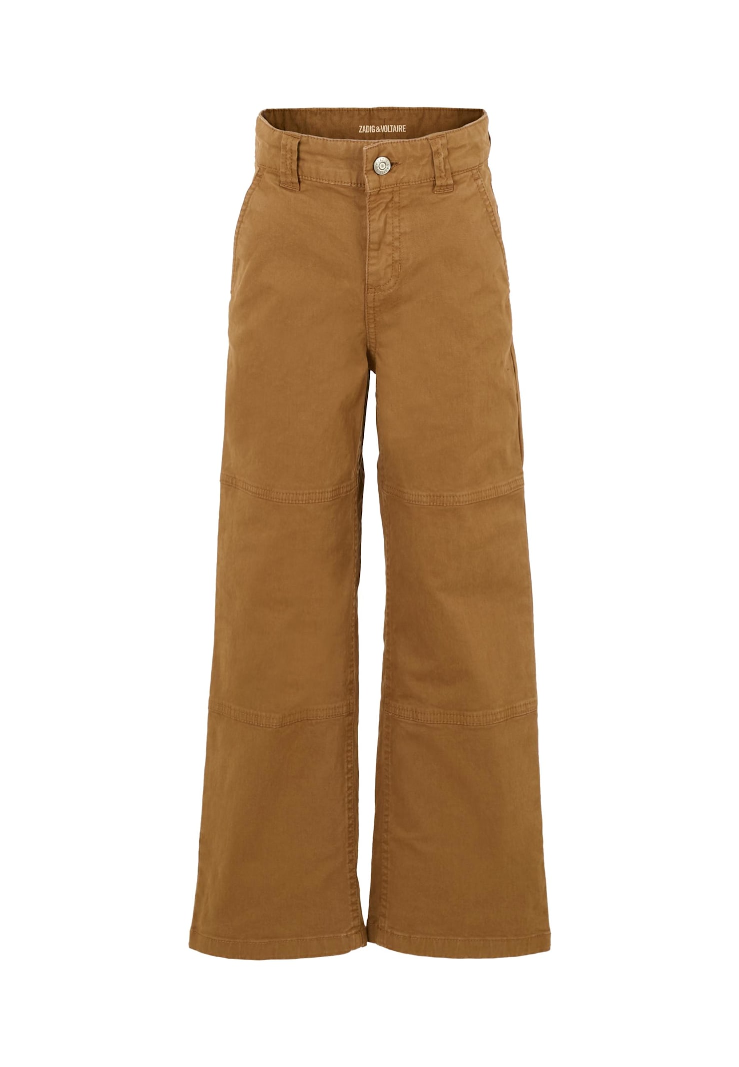 Zadig & Voltaire Brown Trousers For Boy With Logo In Brown