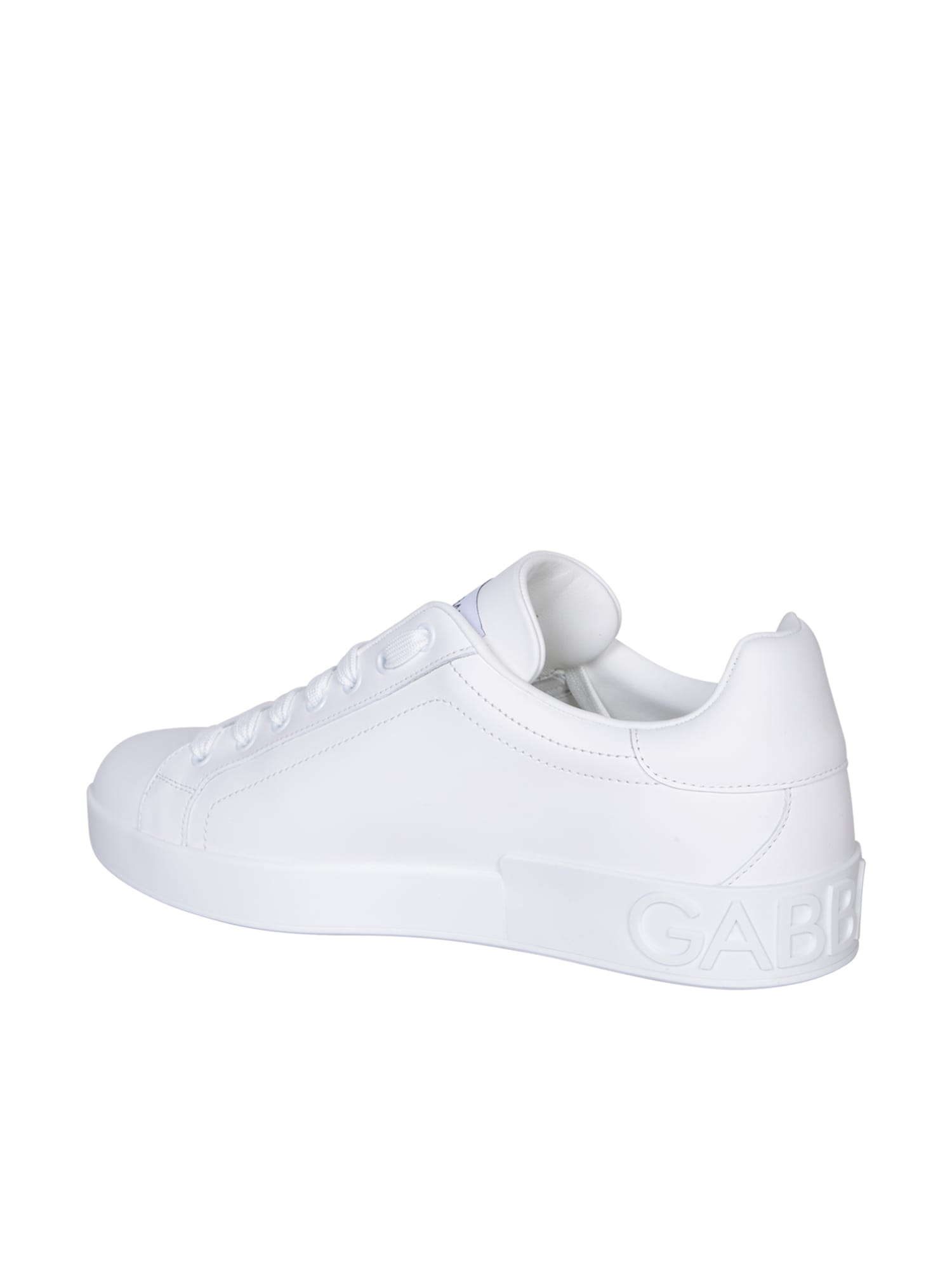 Shop Dolce & Gabbana Portofino White Sneakers