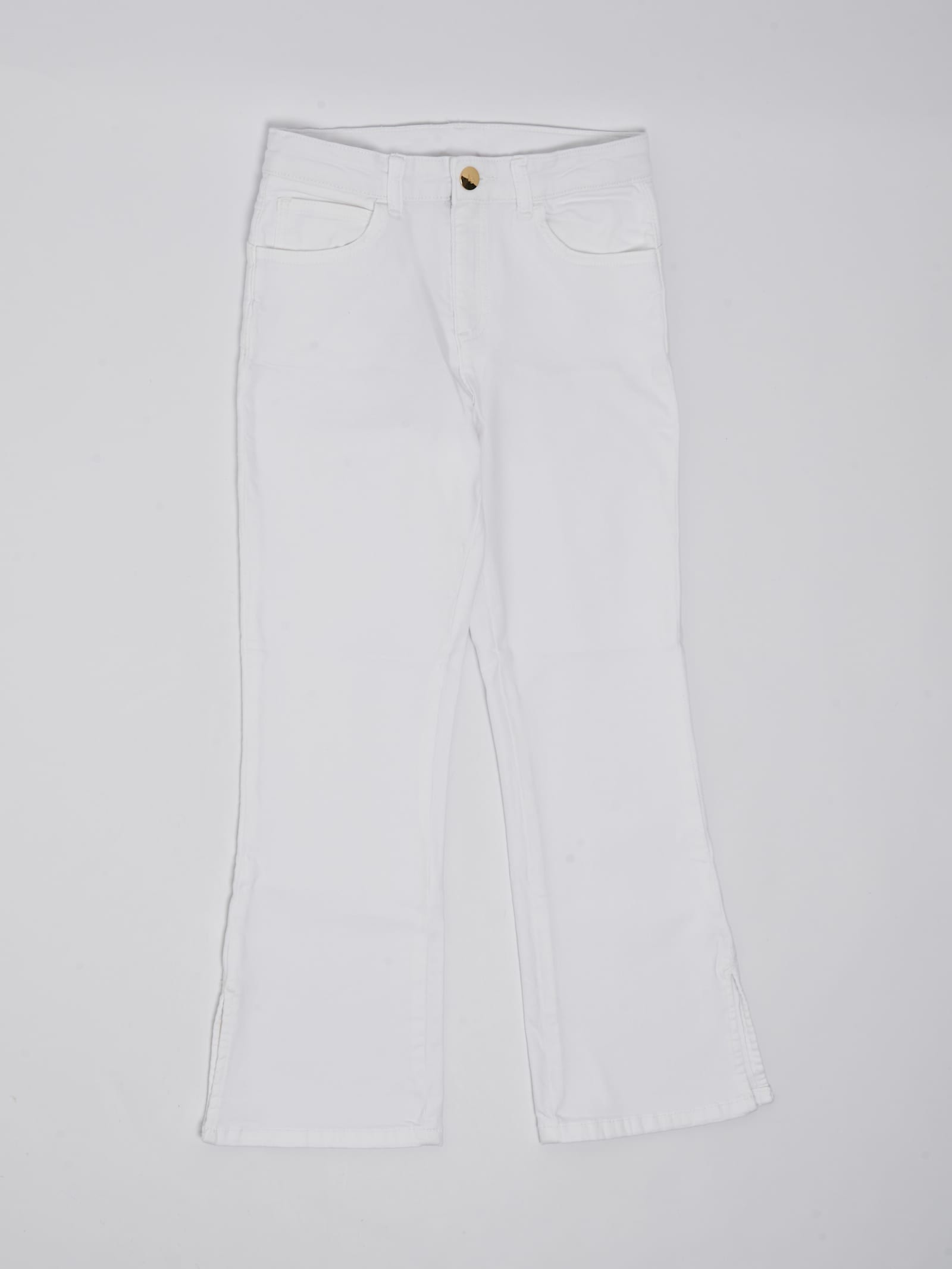 Liu •jo Kids' Trousers Trousers In Bianco