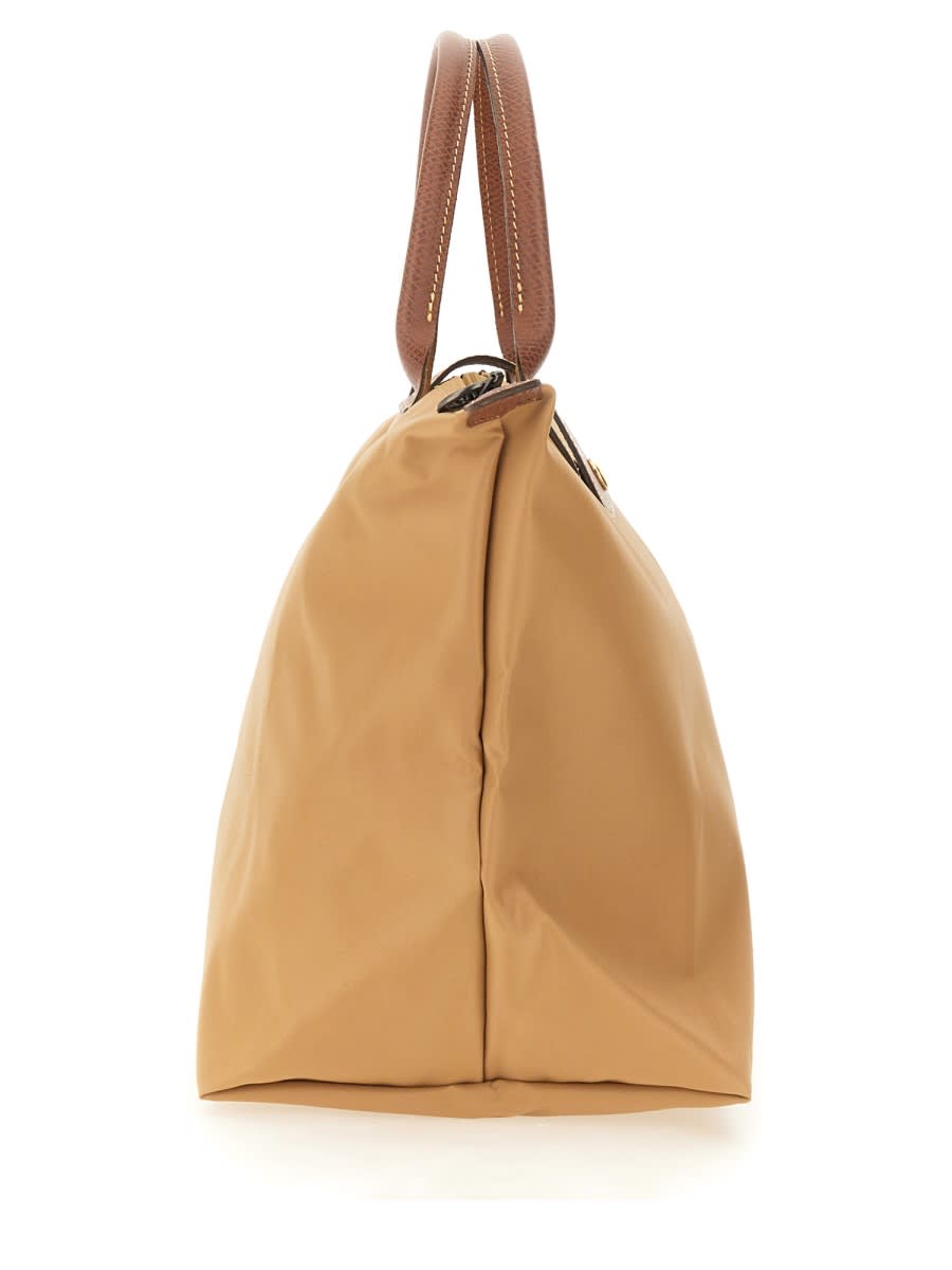 Longchamp Le Pliage Medium Bag In Beige