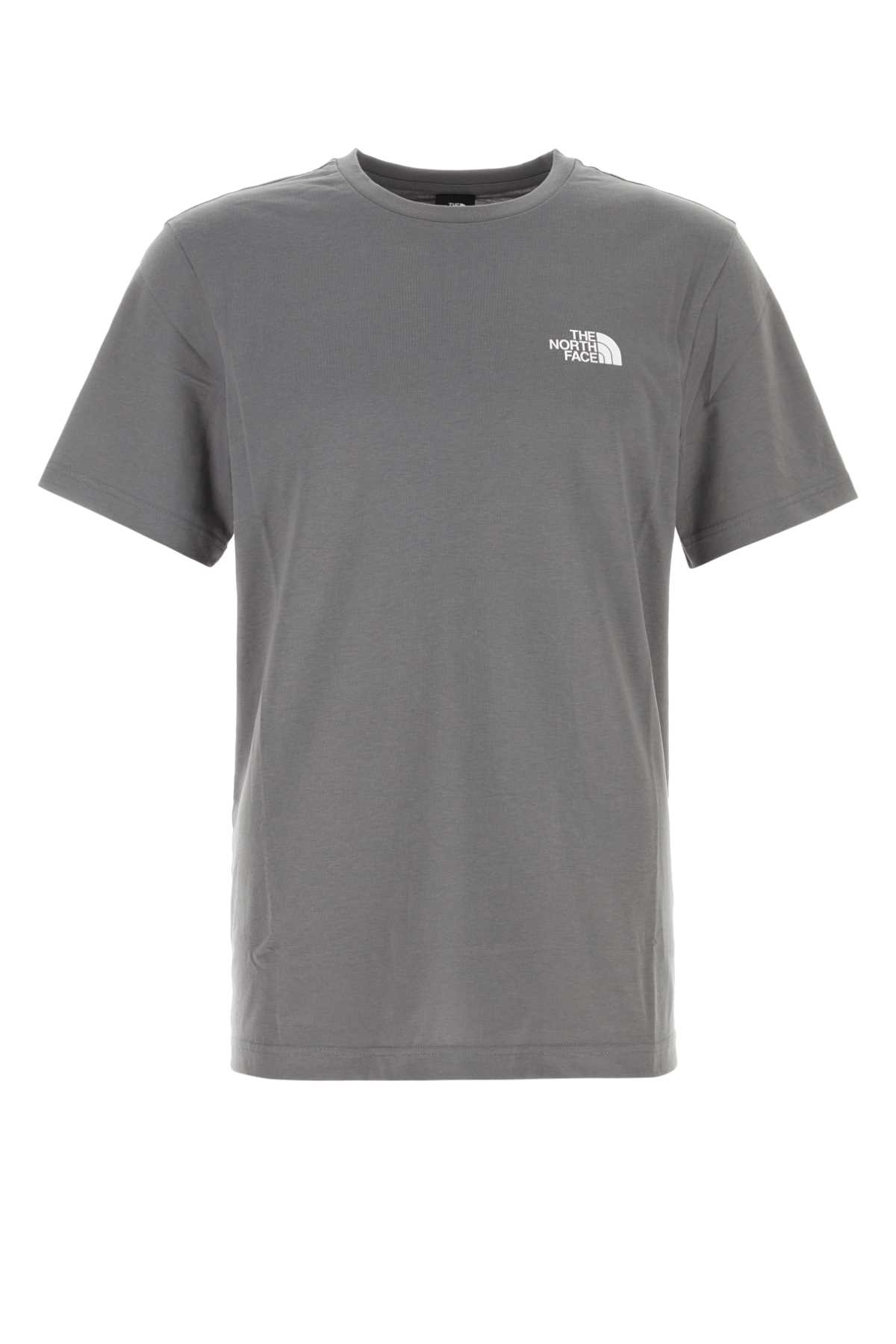 THE NORTH FACE DARK GREY COTTON BLEND T-SHIRT