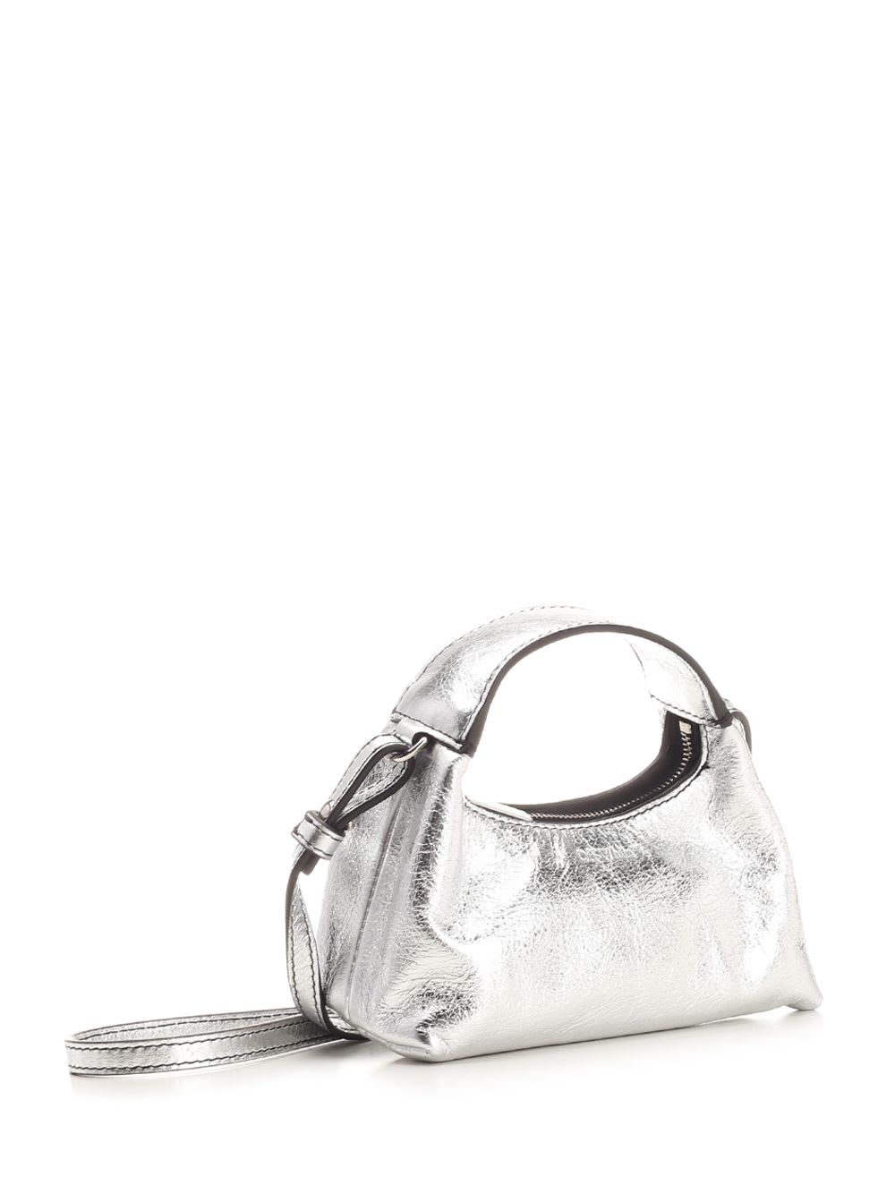 Shop Off-white Arcade Mini Bag In Silver