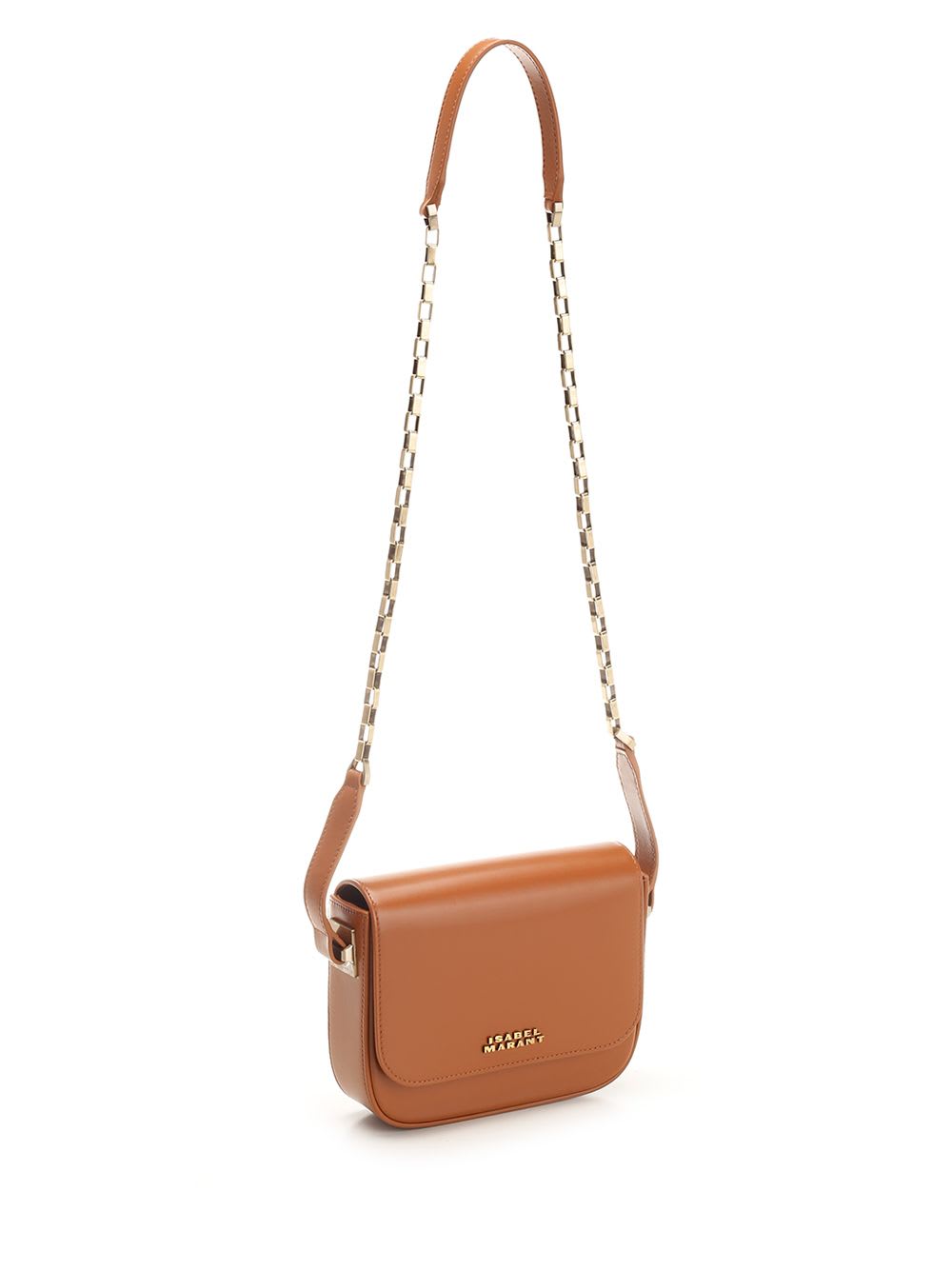 Shop Isabel Marant Lizzy Shoulder Bag In Brown