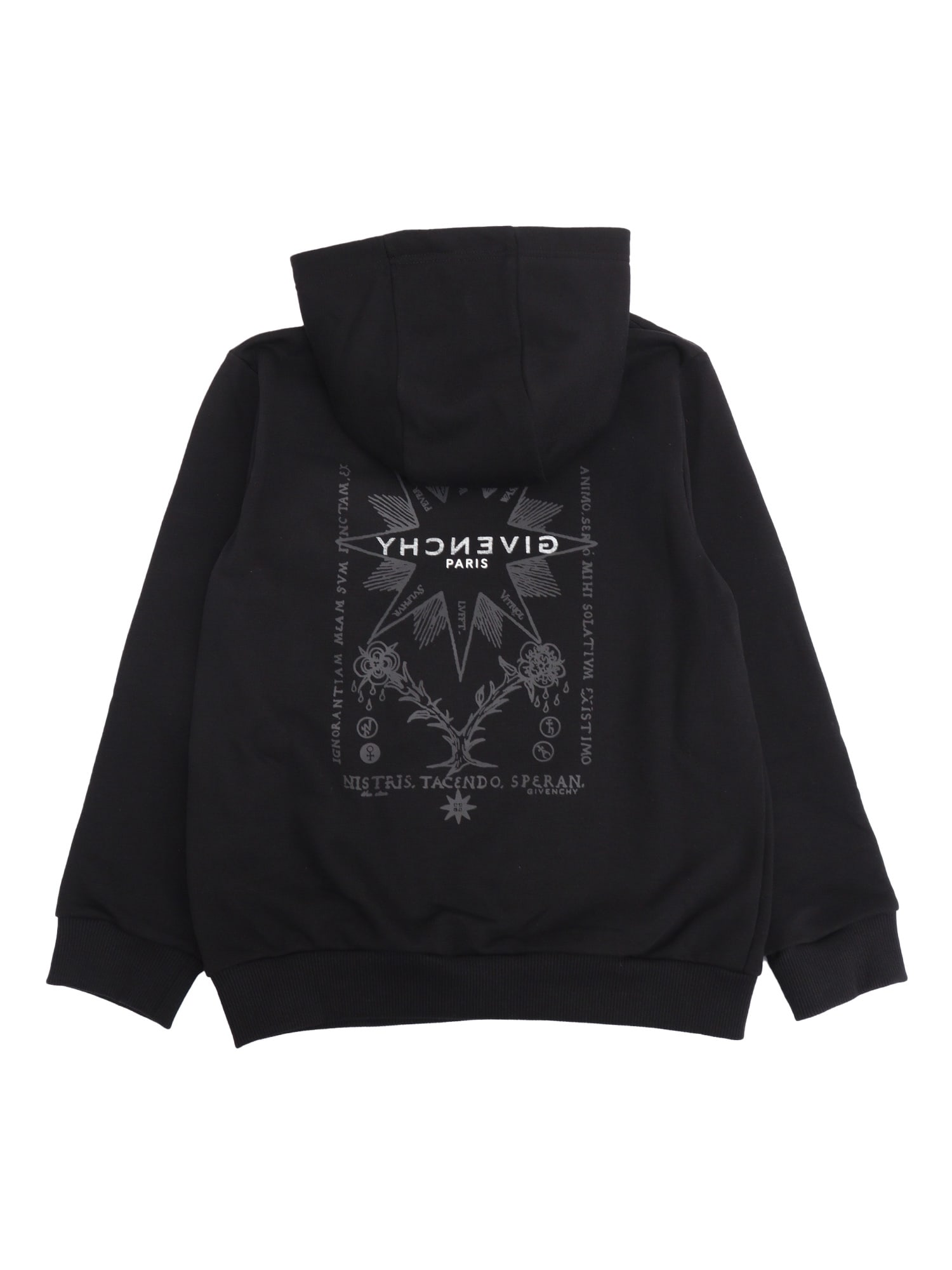 Givenchy Hooded Sweatshirt In Black