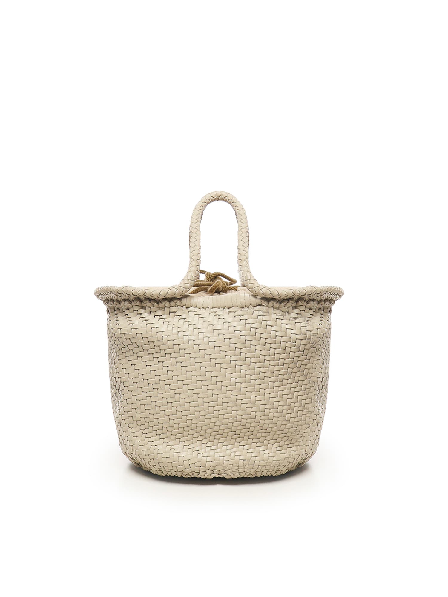 Dragon Diffusion Panier Drawstring Bag In White