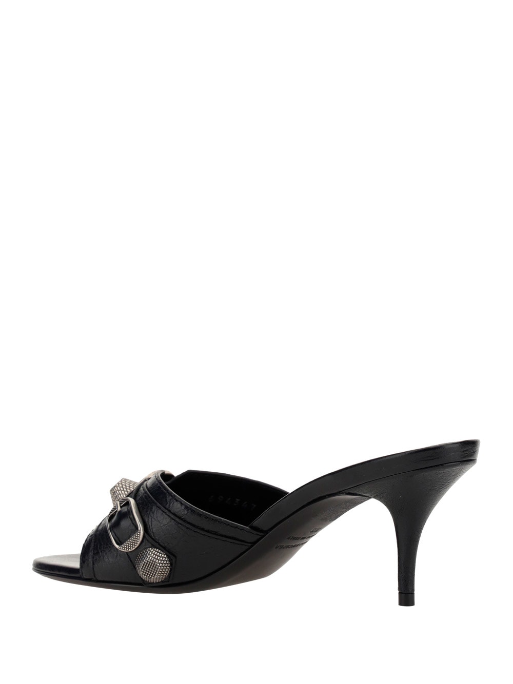 Shop Balenciaga Cagole Mule In Black