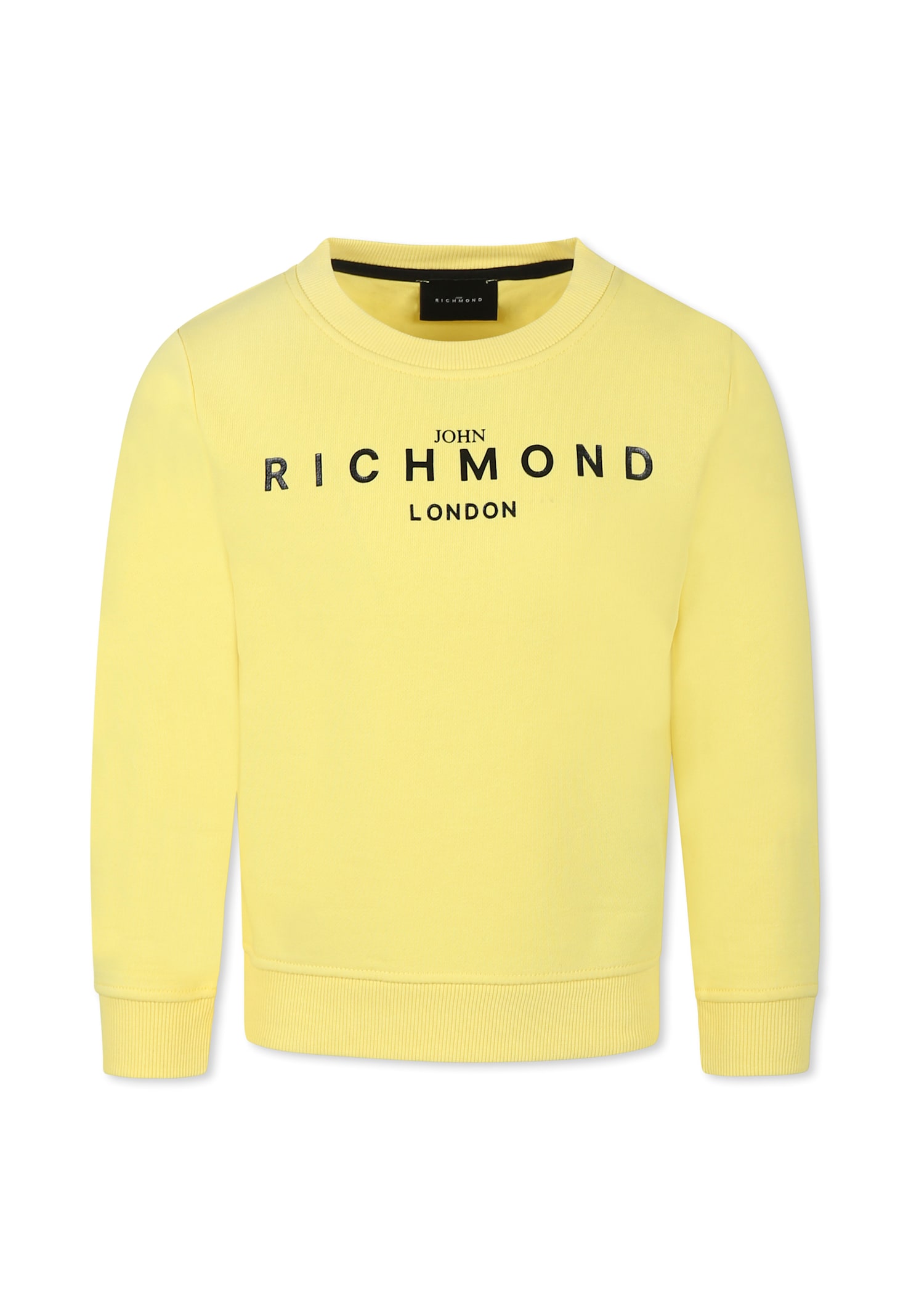 Richmond Yellow Sweatshirt For Boy With Logo In Yellow