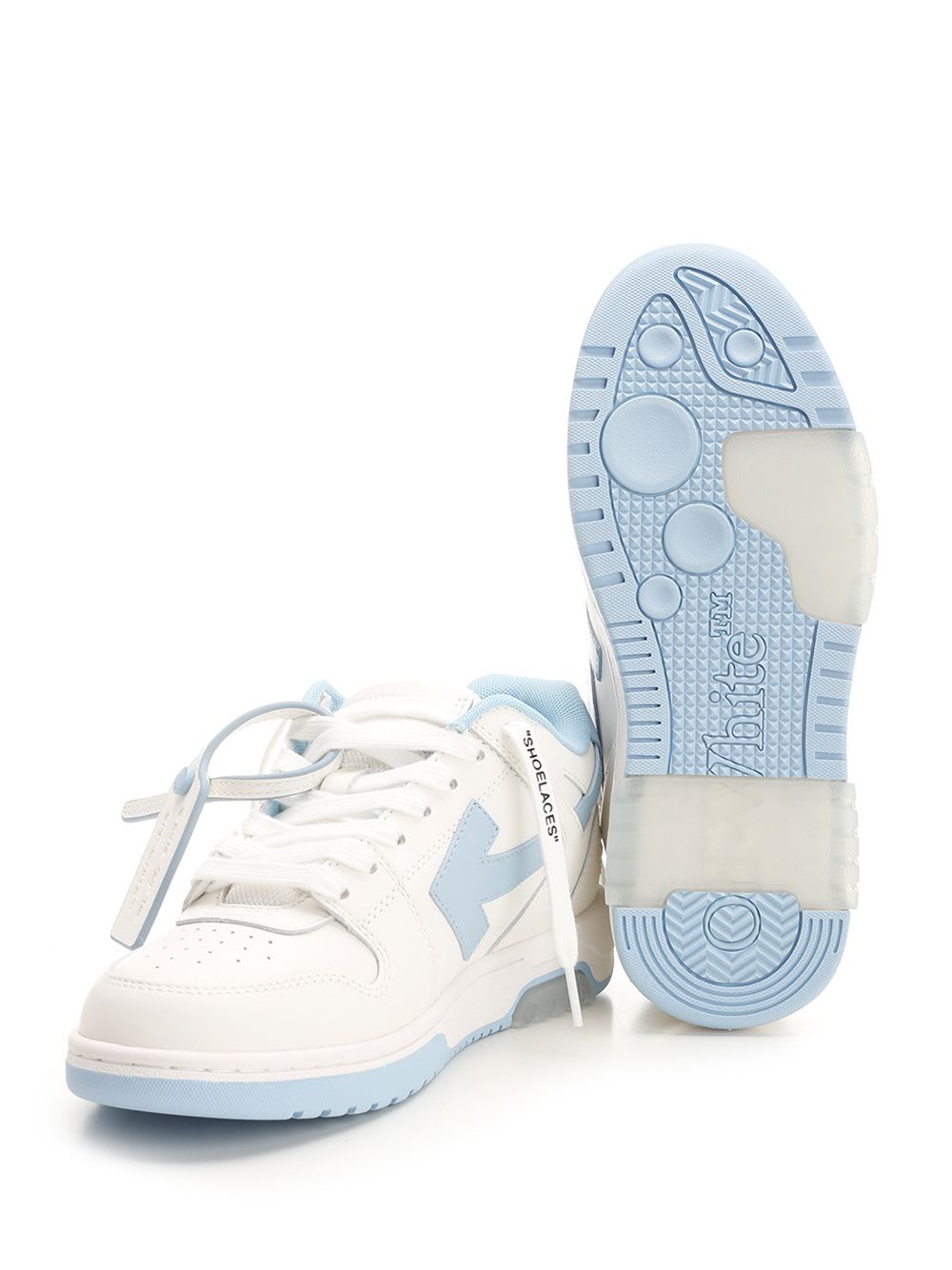 Off-white Out Of Office Sneakers In White Light Blue