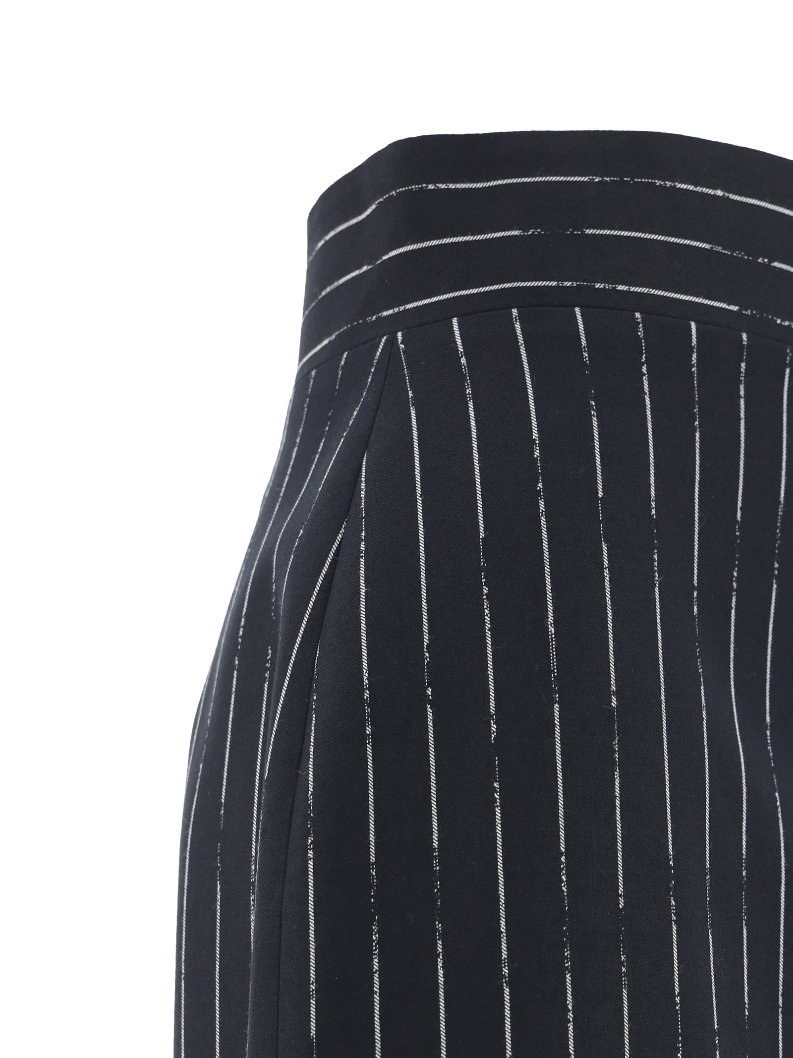 Shop Alexander Mcqueen Tube Skirt In Black