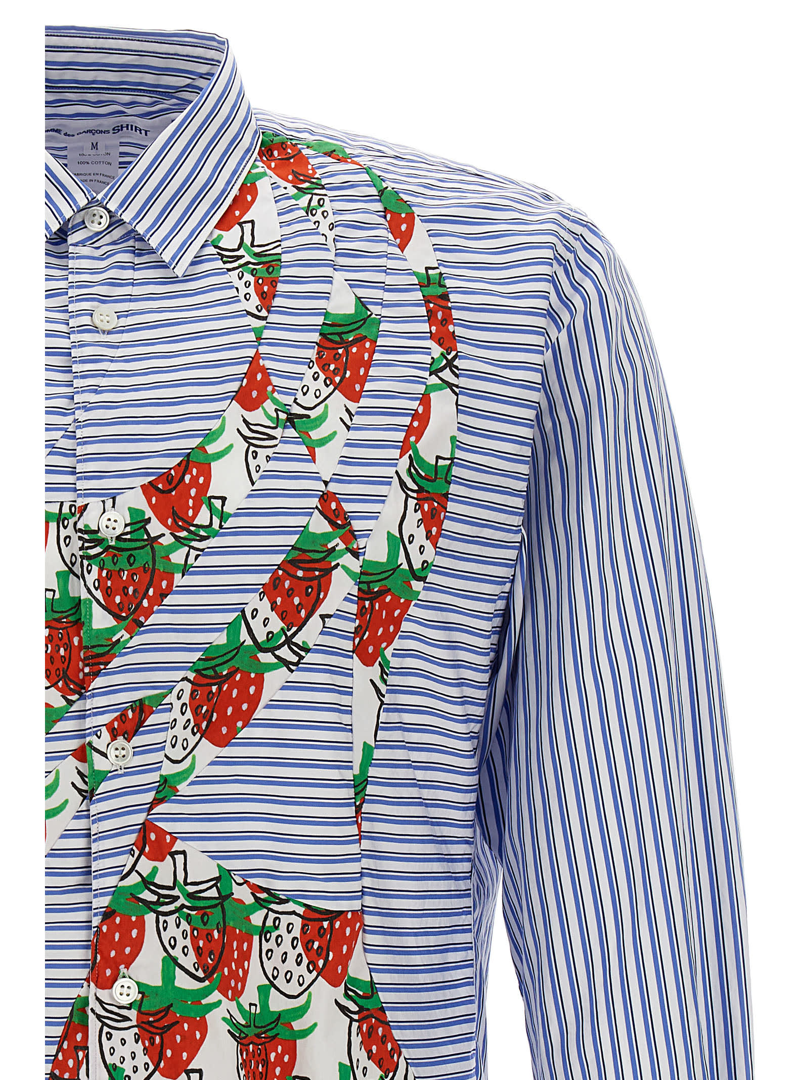 Shop Comme Des Garçons Shirt Camicia  X Brett Westfall In Multicolor