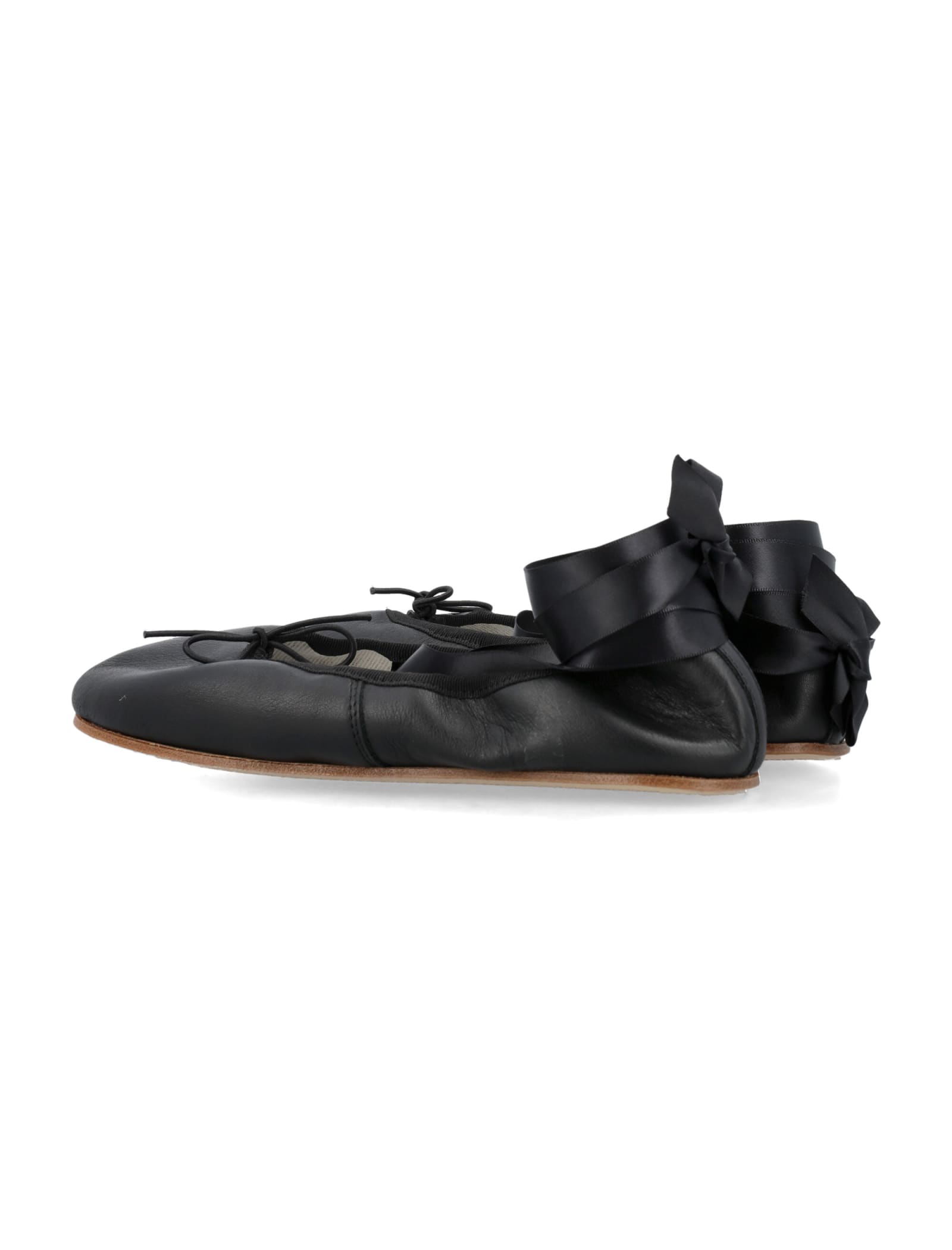 Shop Repetto Sophia Ballerina Shoes In Noir