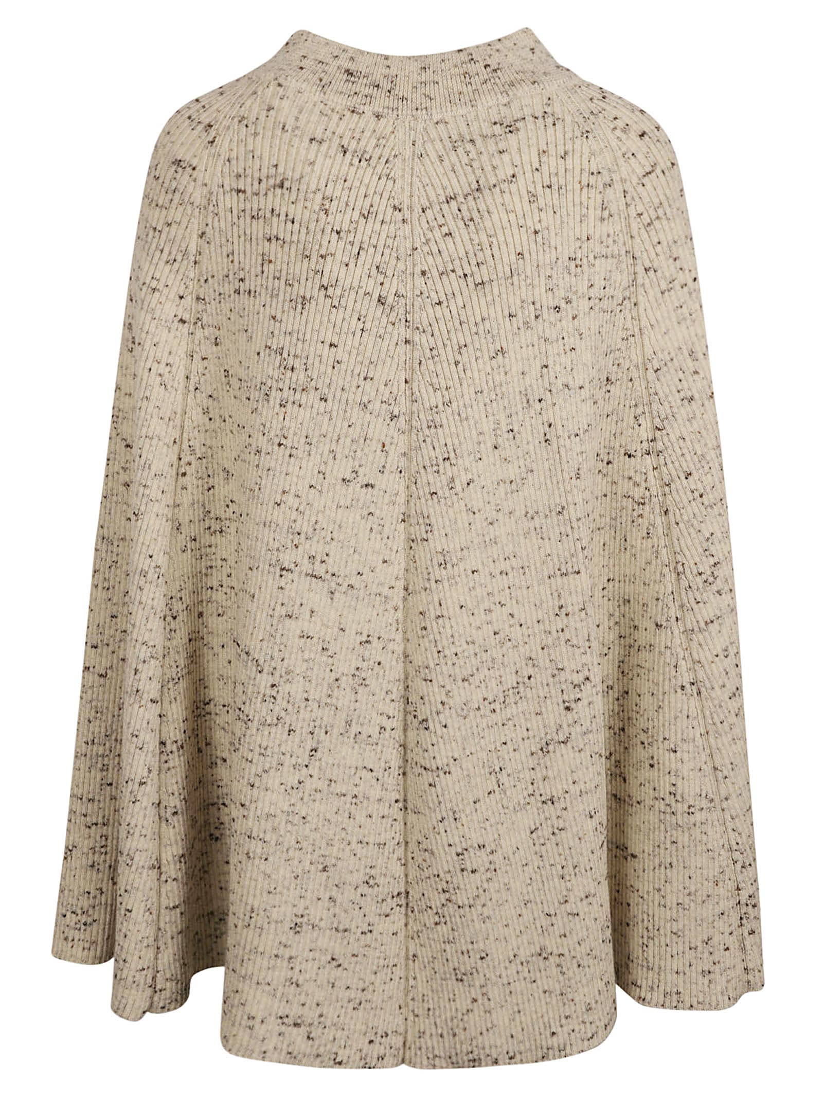 Shop Jil Sander Fine Speckled Wool Skirt In Natural