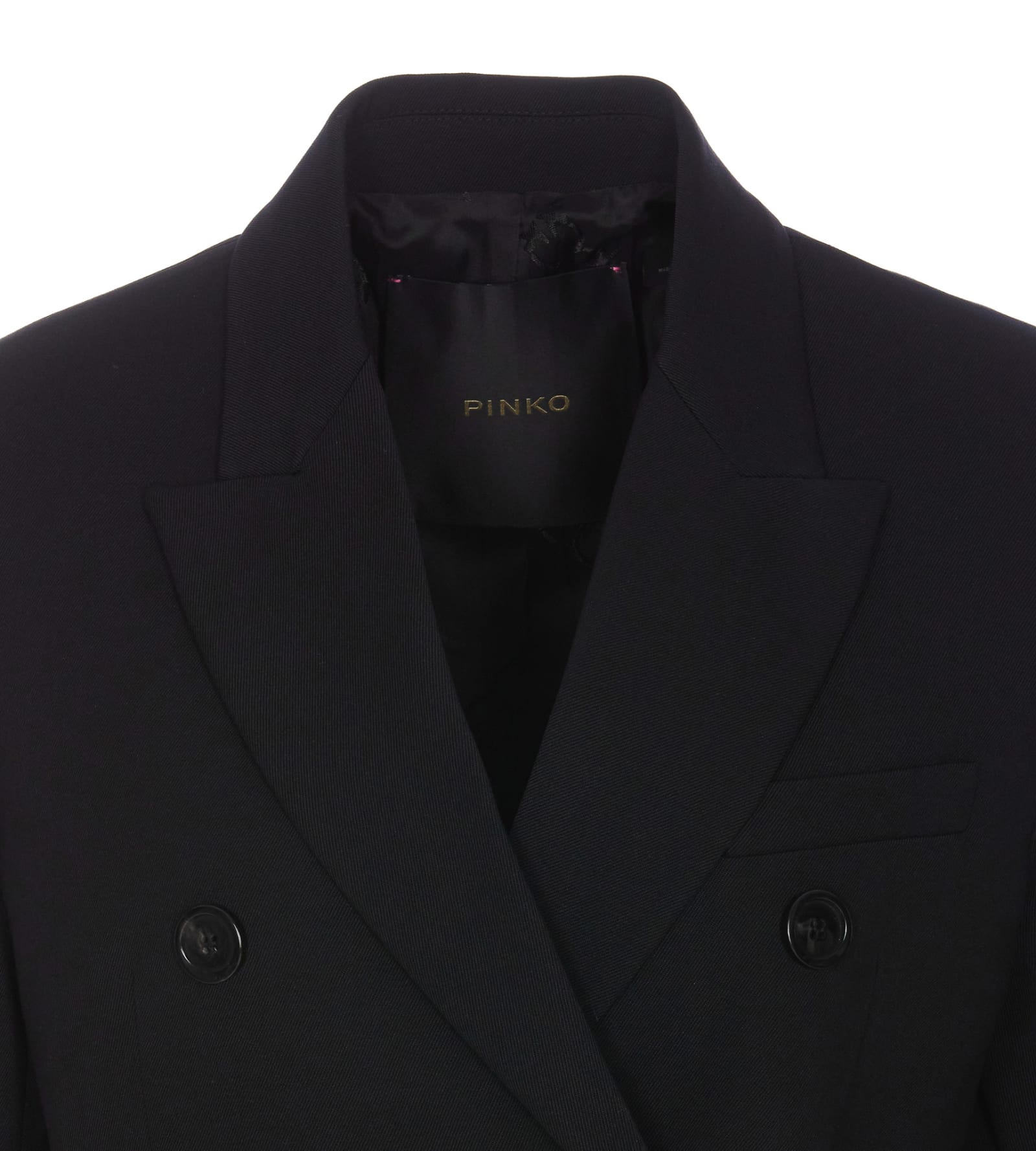 Shop Pinko Guinea Jacket In Black