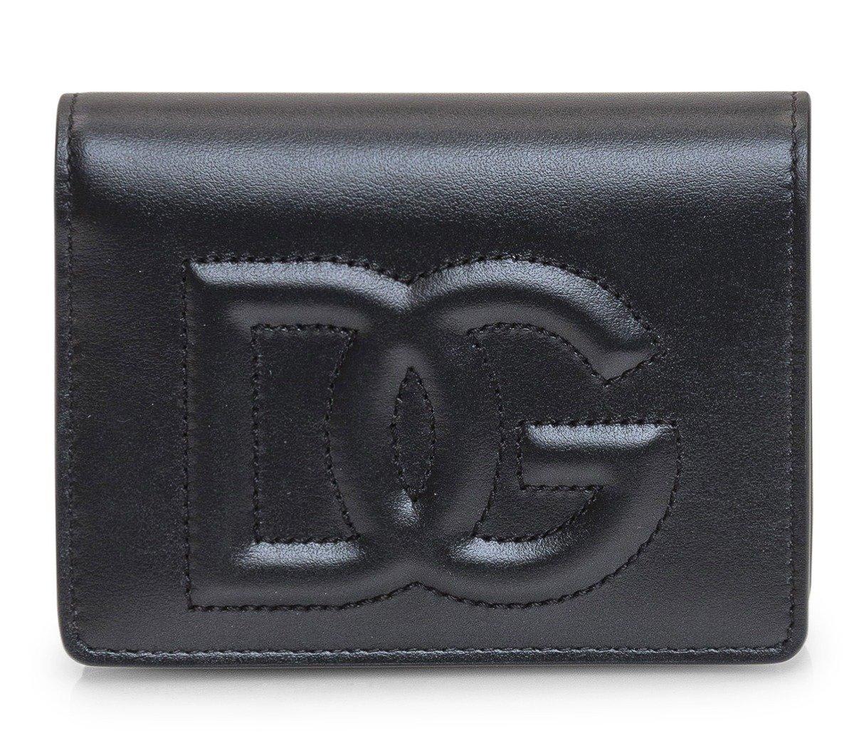 Dolce & Gabbana Logo-embossed Bifold Wallet In Black