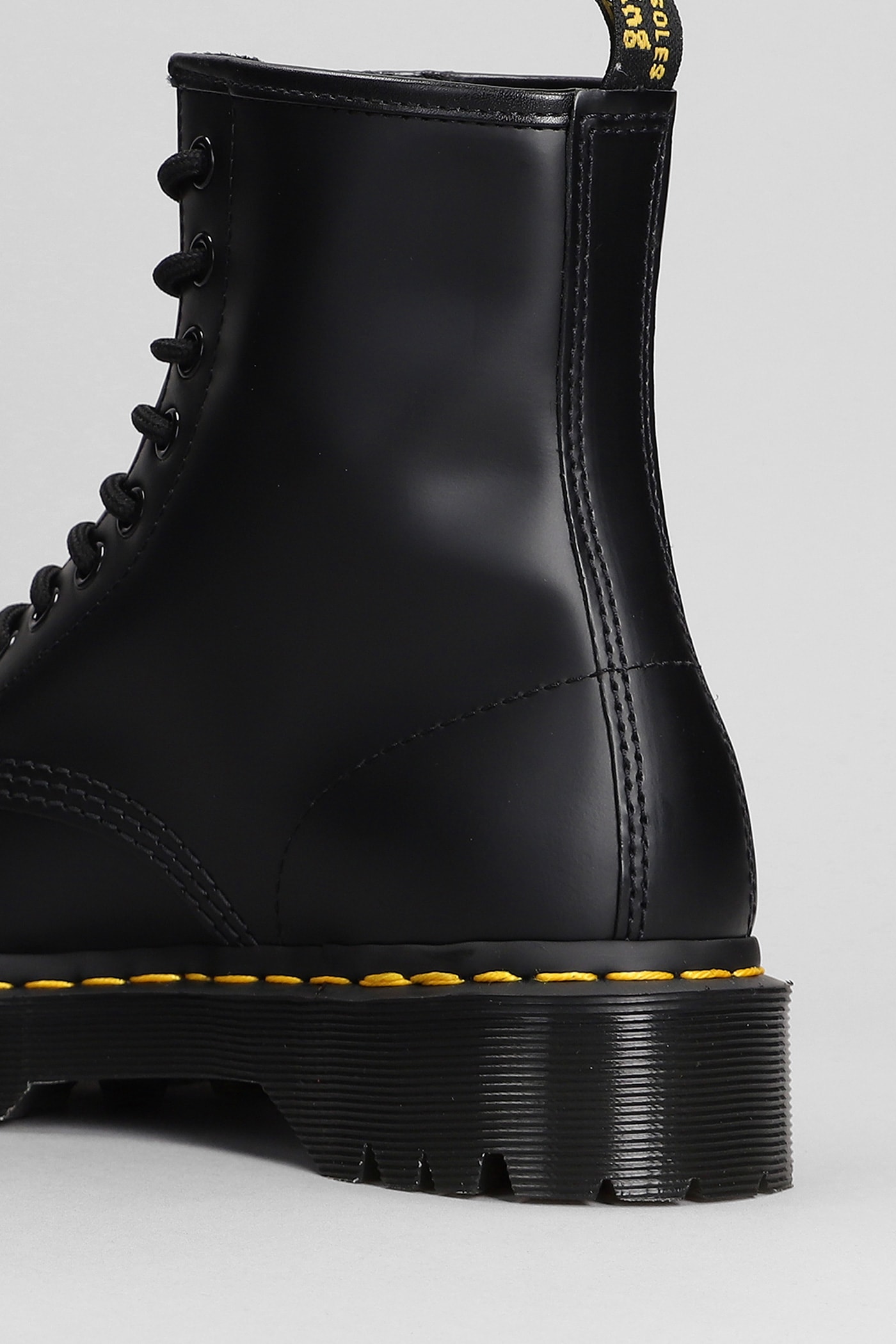 Shop Dr. Martens' 1460 Bex Combat Boots In Black Leather