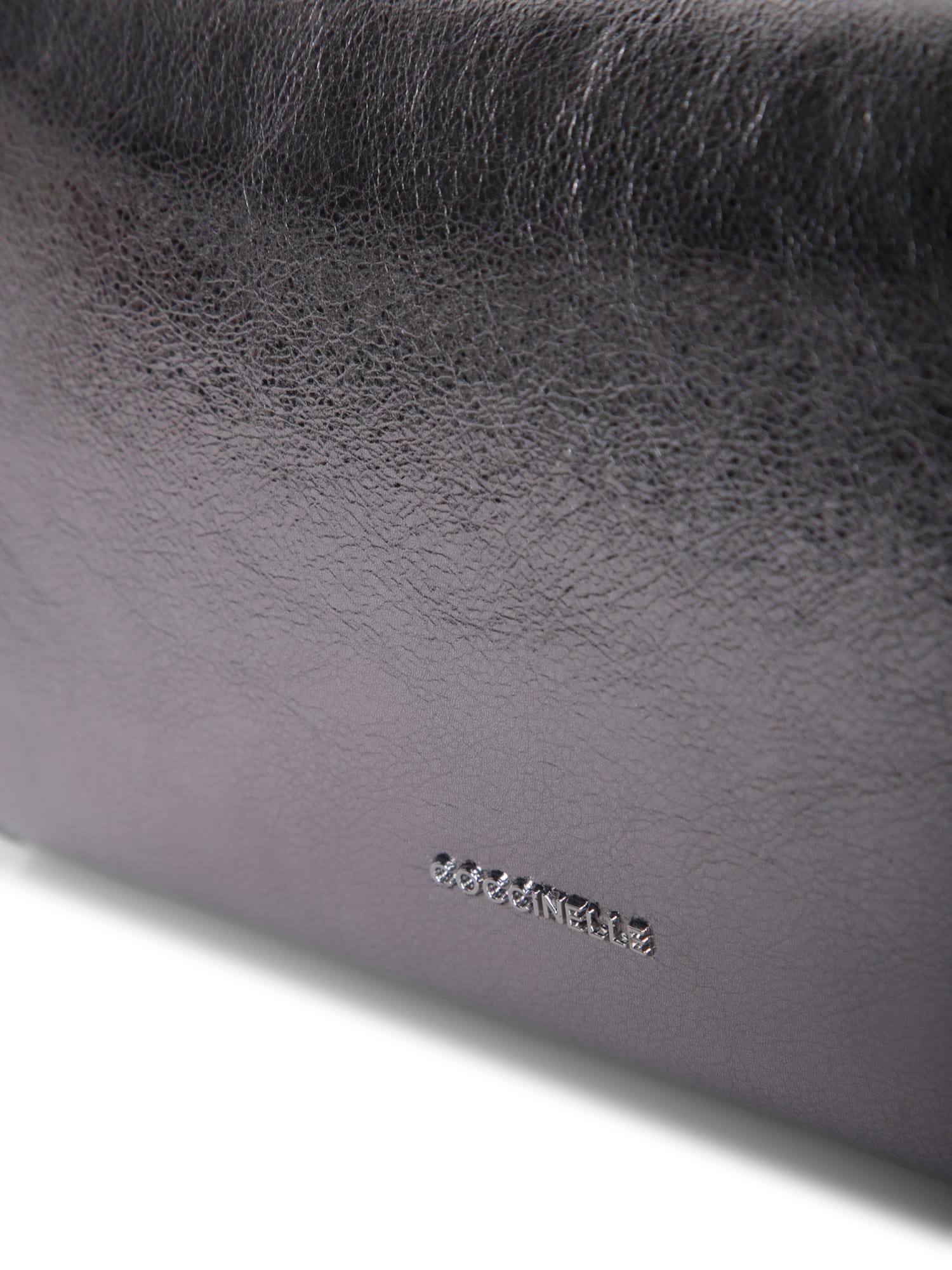 Shop Coccinelle Silver Magie Pouch Shoulder Bag
