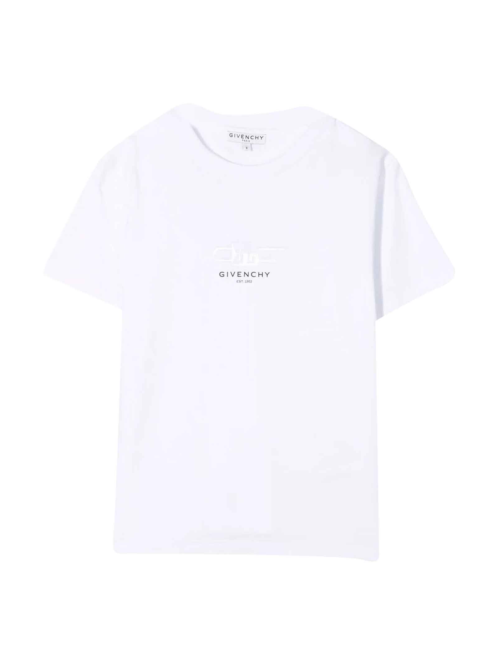 Givenchy White Unisex T-shirt With Print