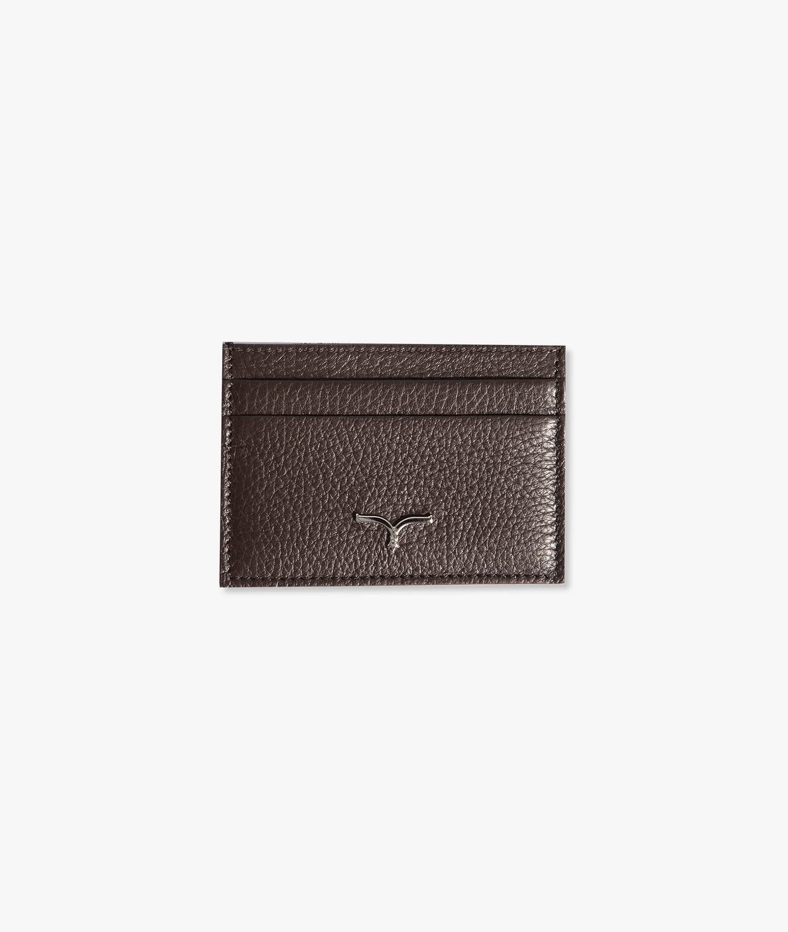 Larusmiani Horizontal Card Holder St.moritz Wallet In Brown