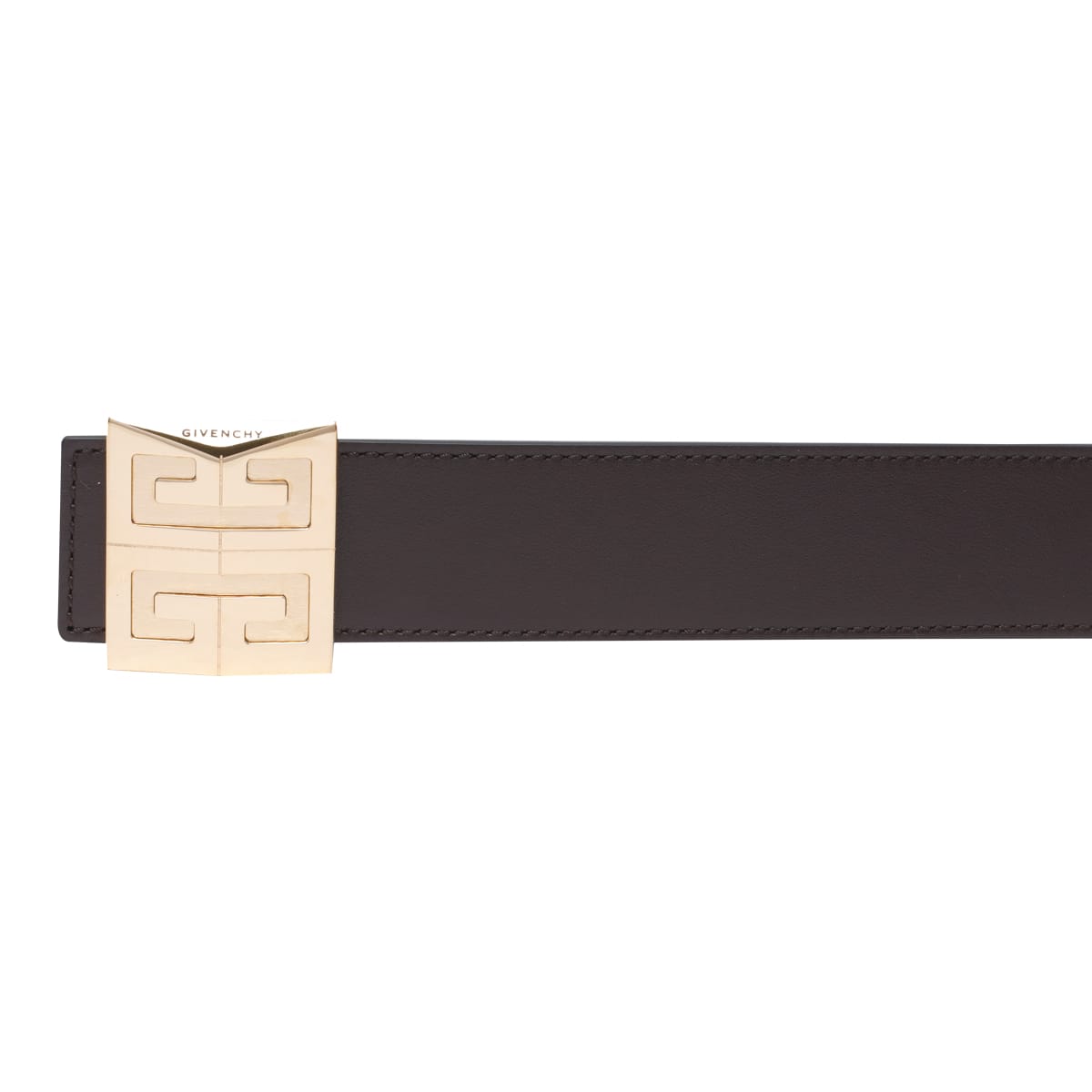 Shop Givenchy Reversible 4g Leather Belt In Black