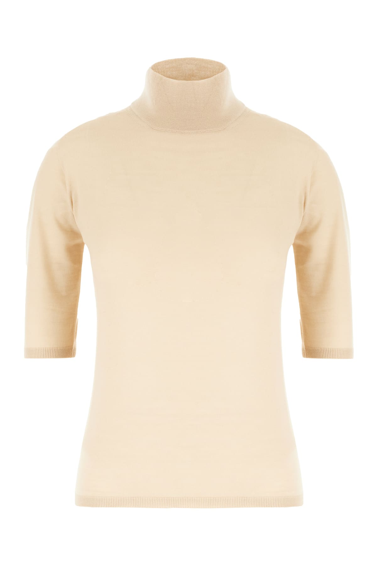 Shop Max Mara Beige Wool Sweater In Albino