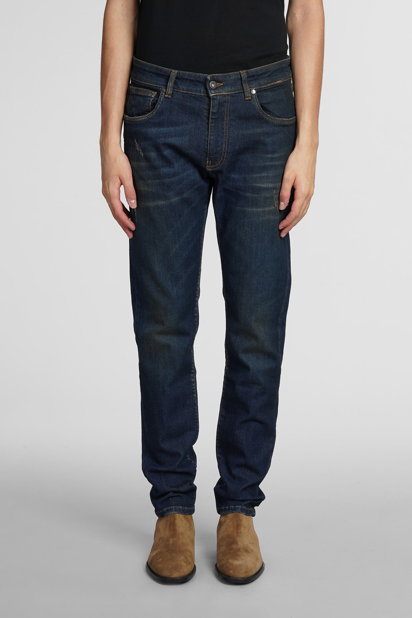 Salvatore Santoro Jeans In Blue Cotton