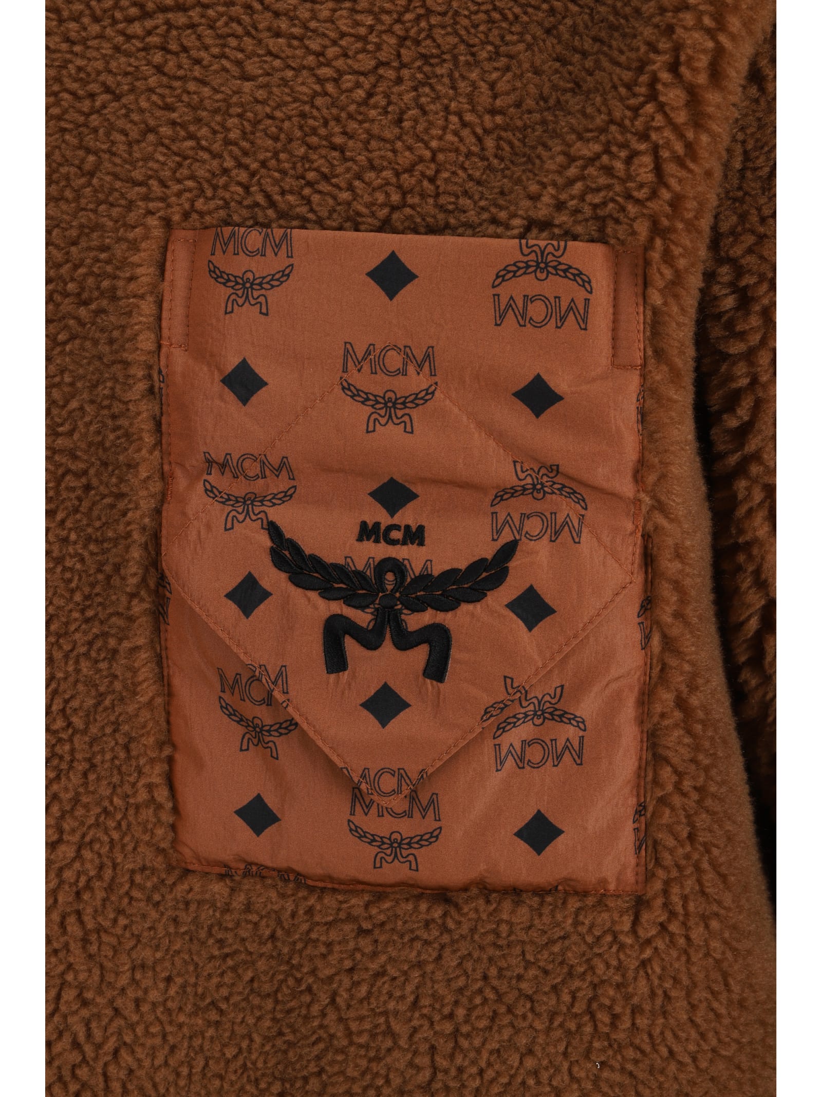 Shop Mcm Sweatshirt In Cognac