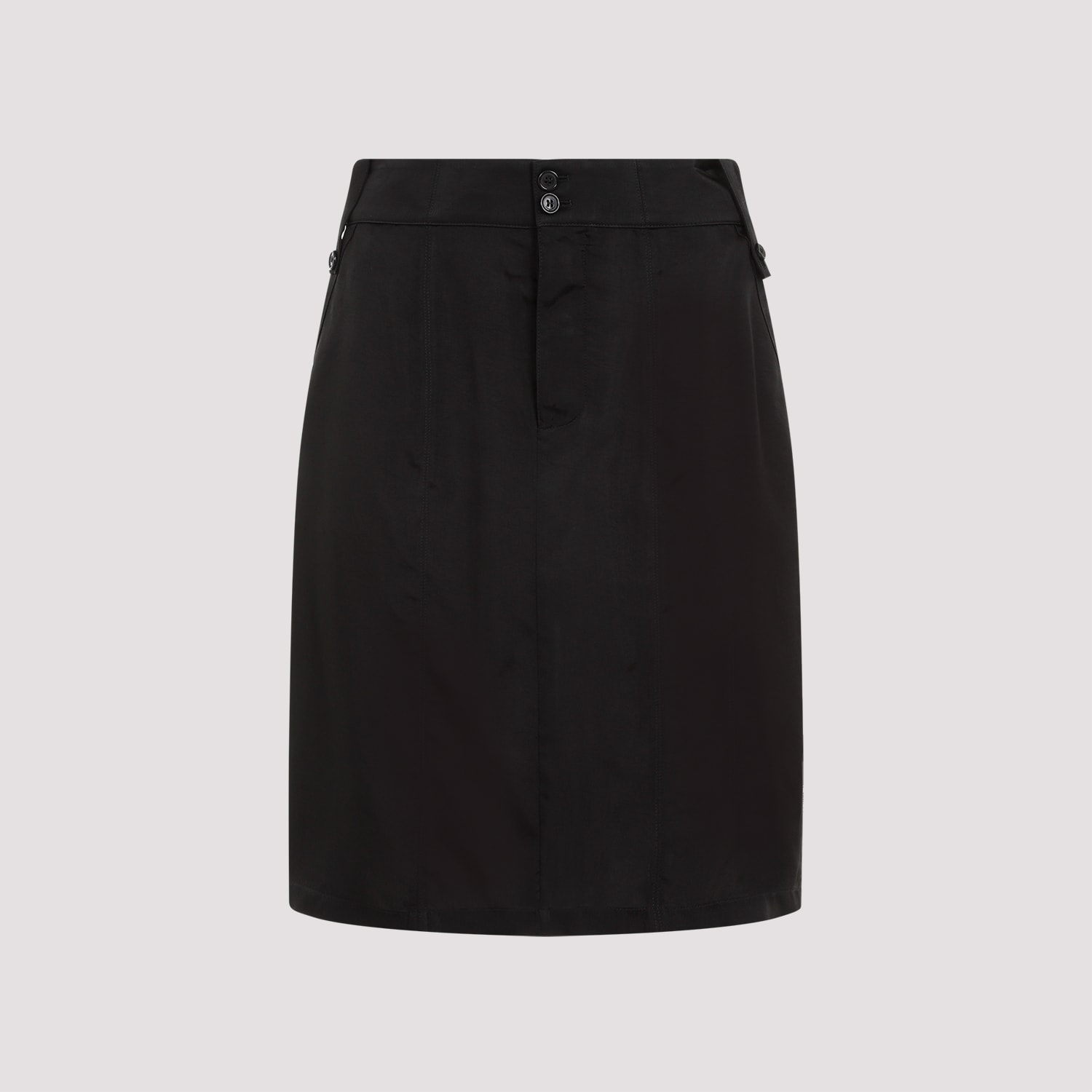 Shop Saint Laurent Skirt In Noir