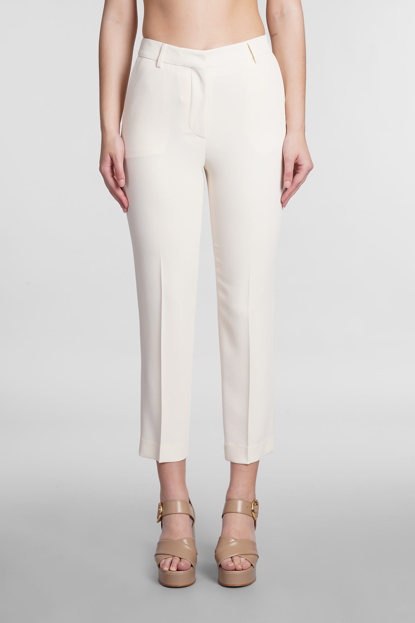 See By Chloé Pants In Beige Cotton