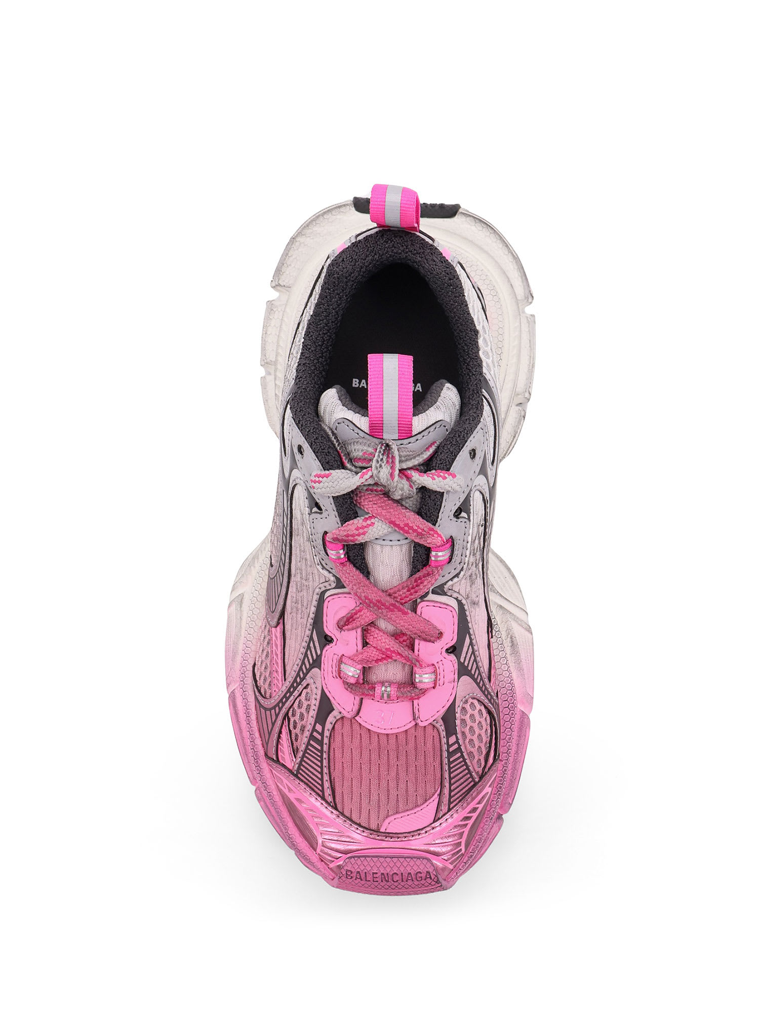 Balenciaga Women 3xl Low-top Mesh Sneakers In Pink