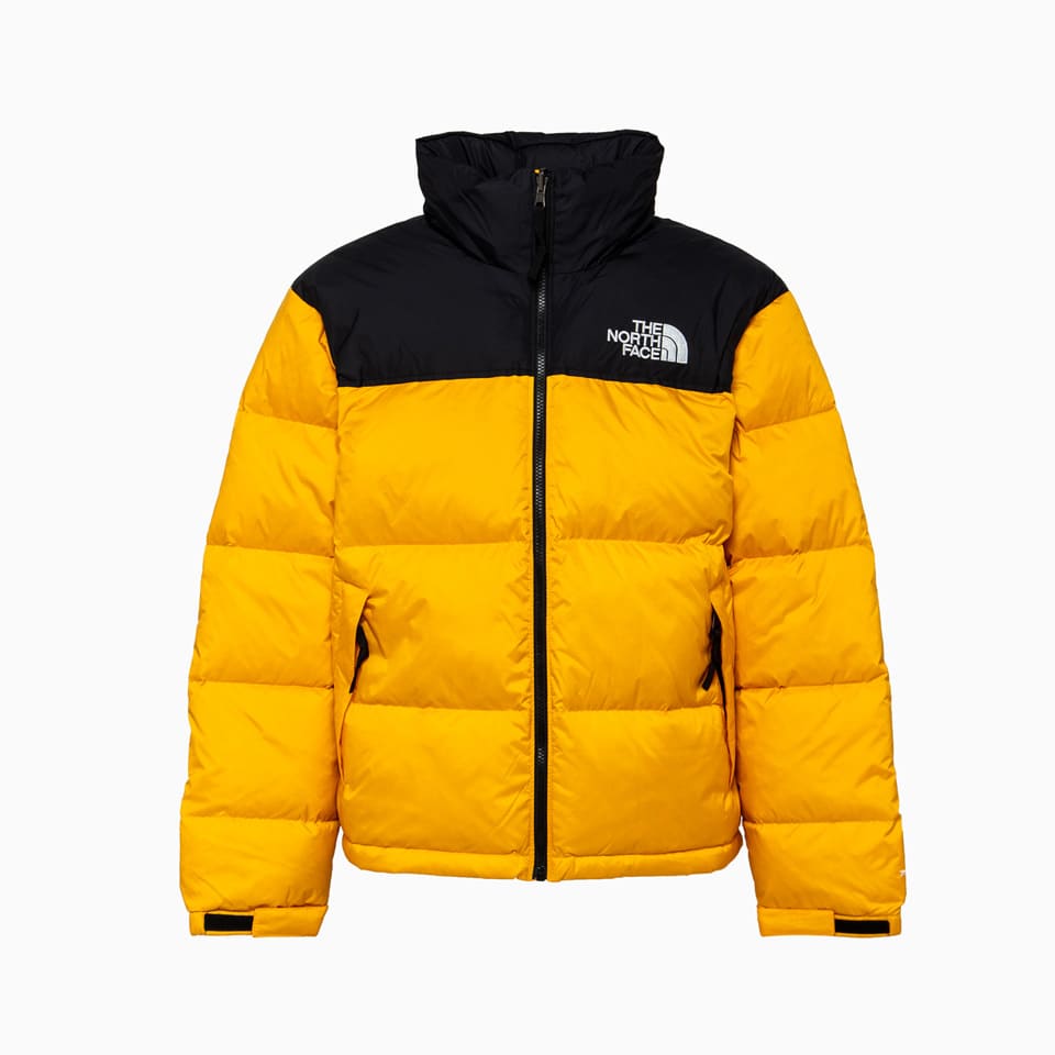 The North Face Nuptse Jacket Nf0a3c8d56p1 In Giallo/nero | ModeSens