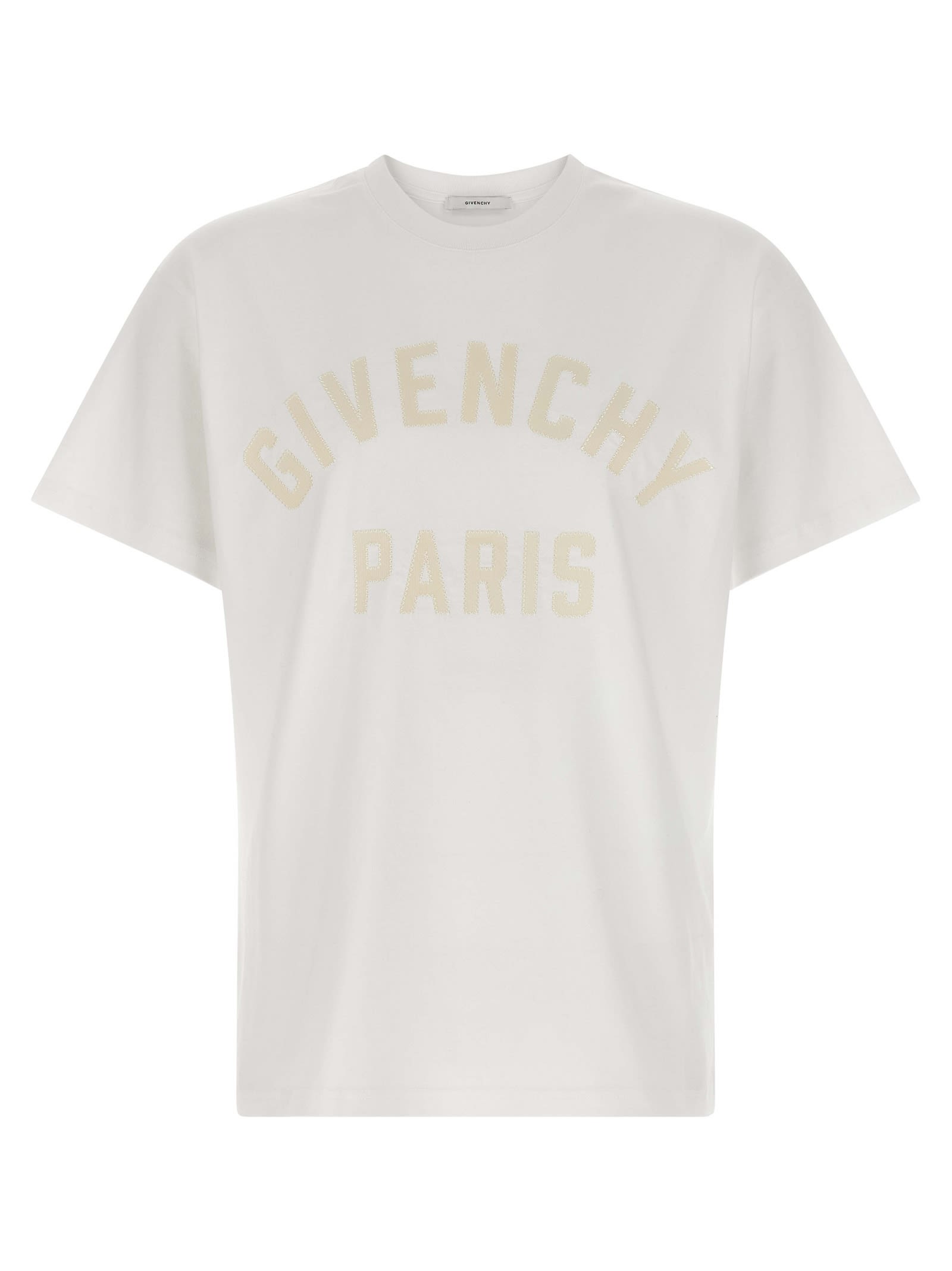 Givenchy Logo Print T-shirt In White