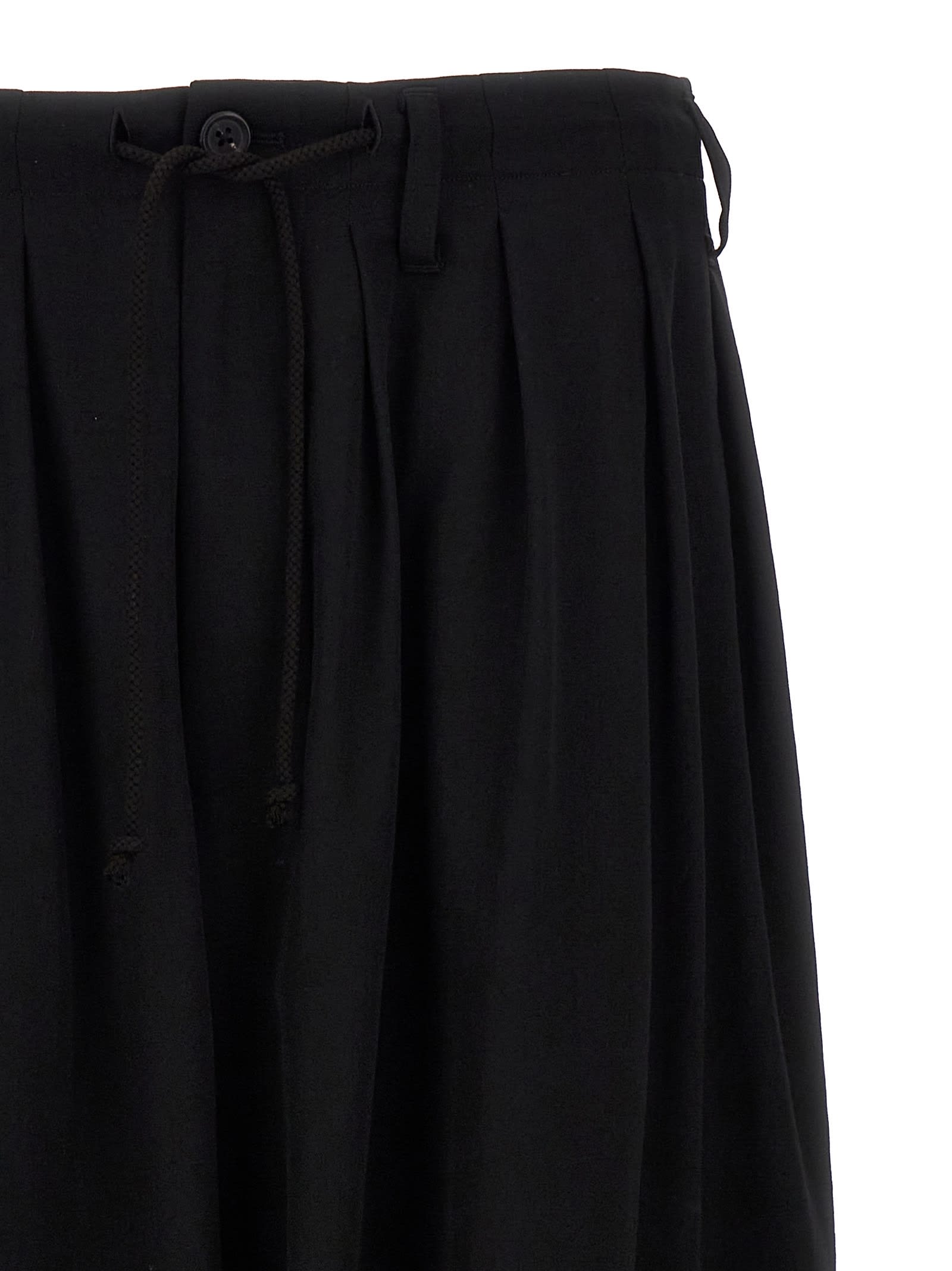 Shop Yohji Yamamoto U-standard Ballon P Pants In Black