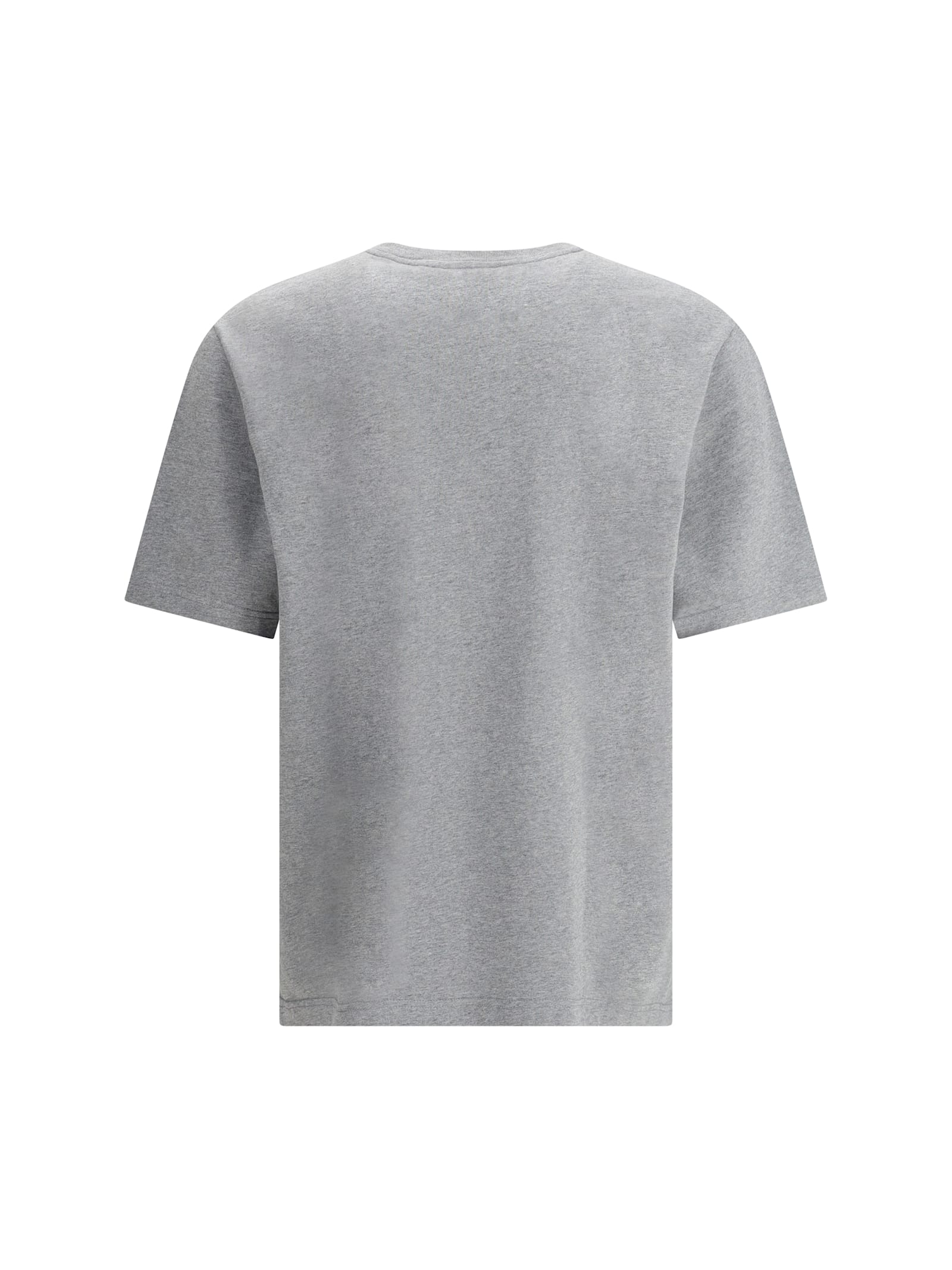 Maison Kitsuné Fox Head Comfort T-shirt In Gray