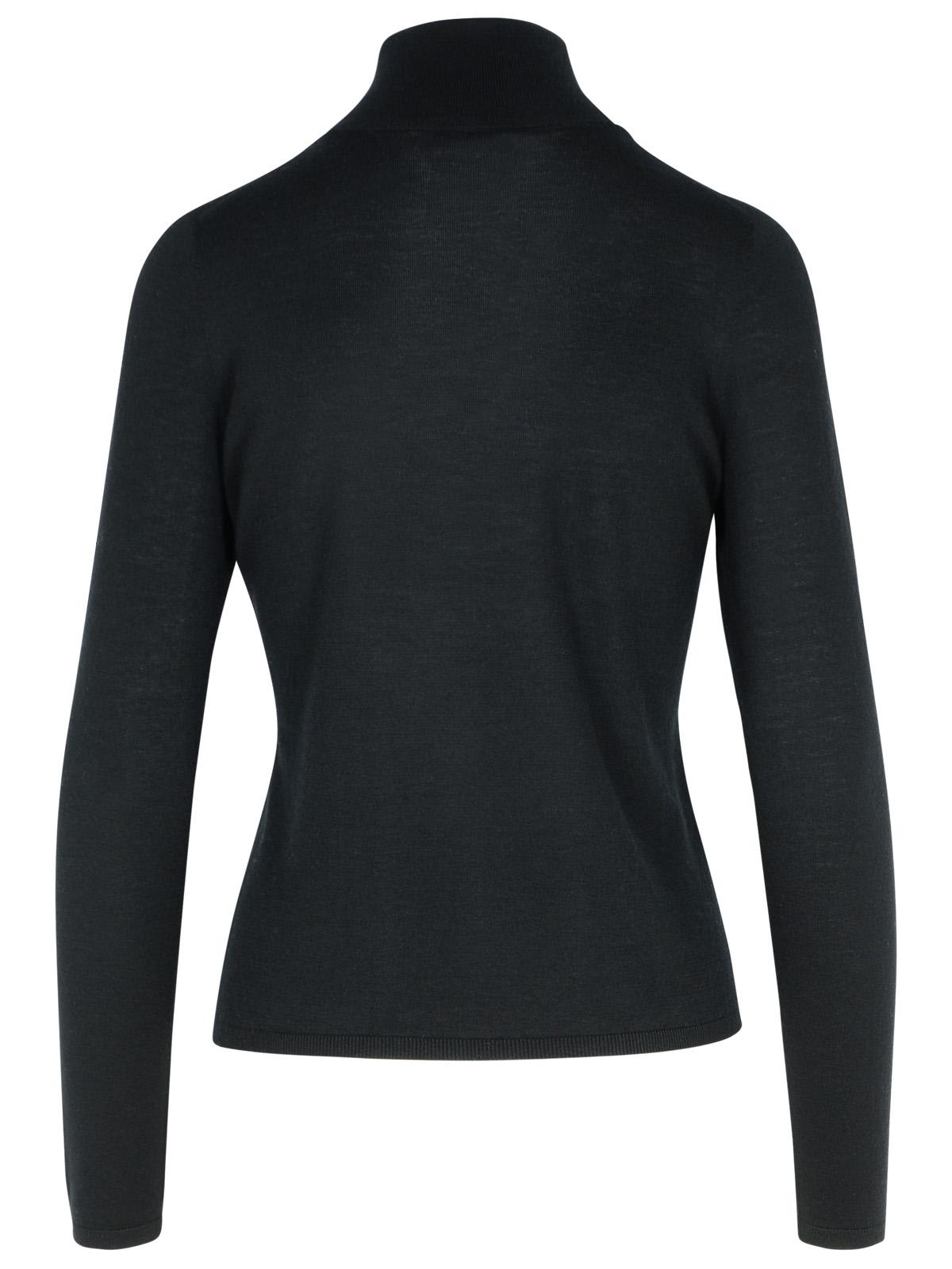 Shop Max Mara Adda Black Cashmere Turtleneck Sweater