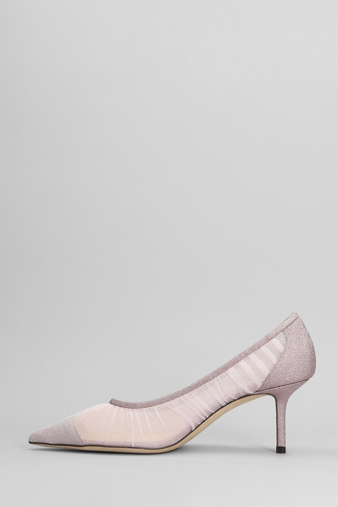 Shop Jimmy Choo Love 65 Pumps In Rose-pink Tulle