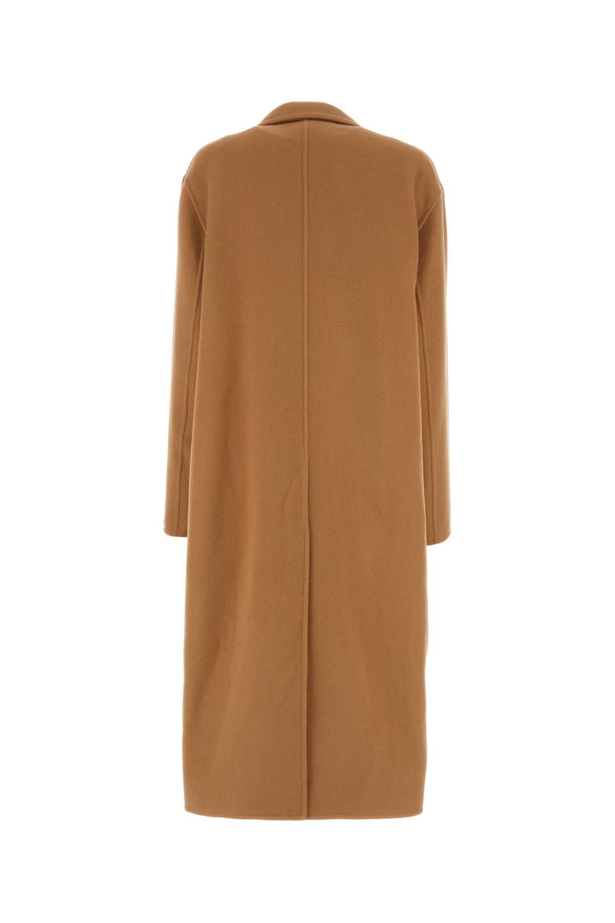 Shop Bally Camel Wool Blend Coat