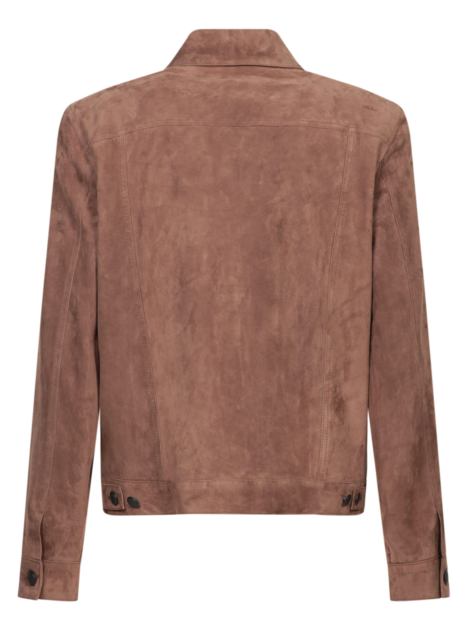 Shop Paul Smith Brown Suede Jacket