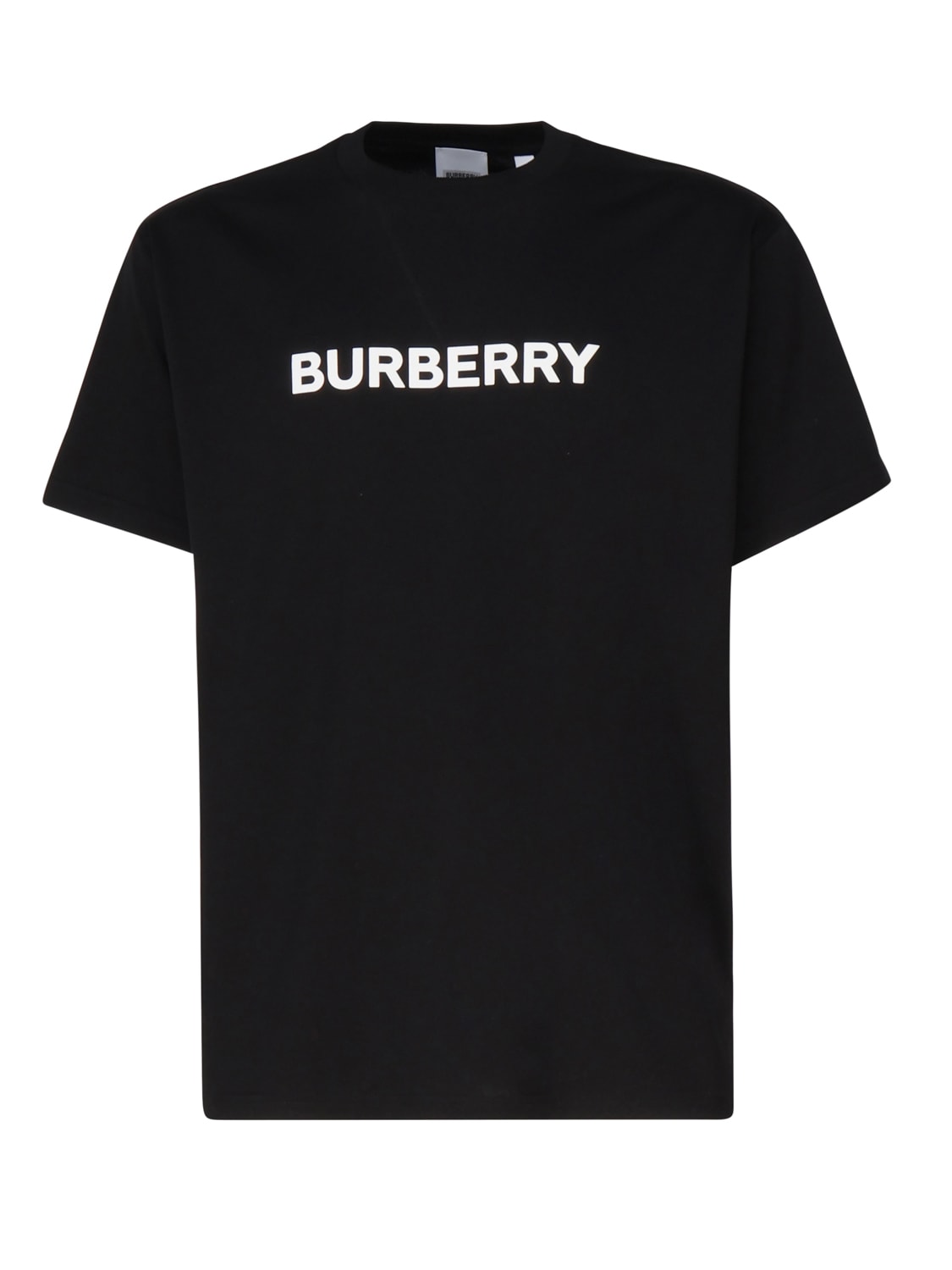 Burberry T-shirt With Print In Black
