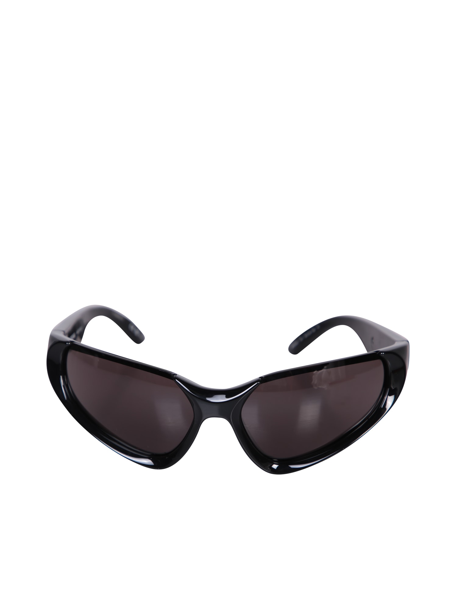 Shop Balenciaga Xpander Rect Sunglasses In Black