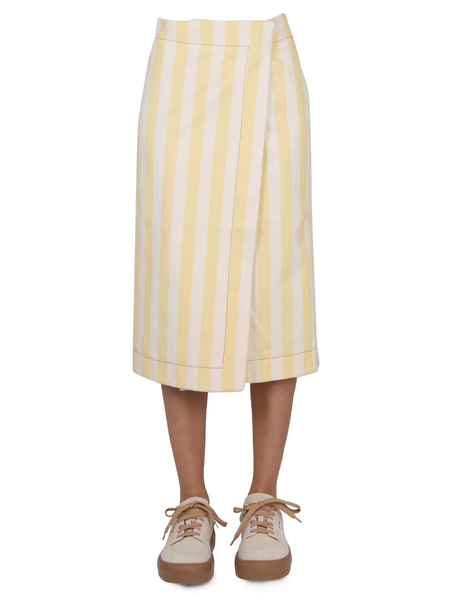 Sunnei Striped Pattern Skirt