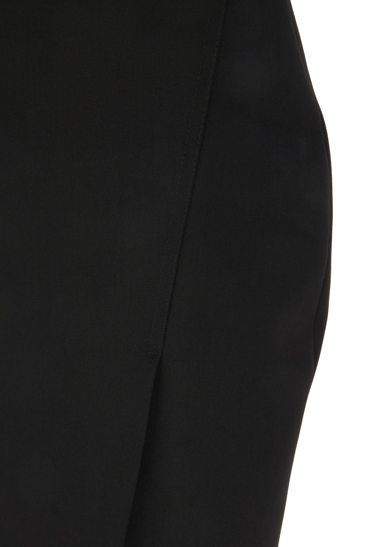 Shop Givenchy Black Wool Skirt