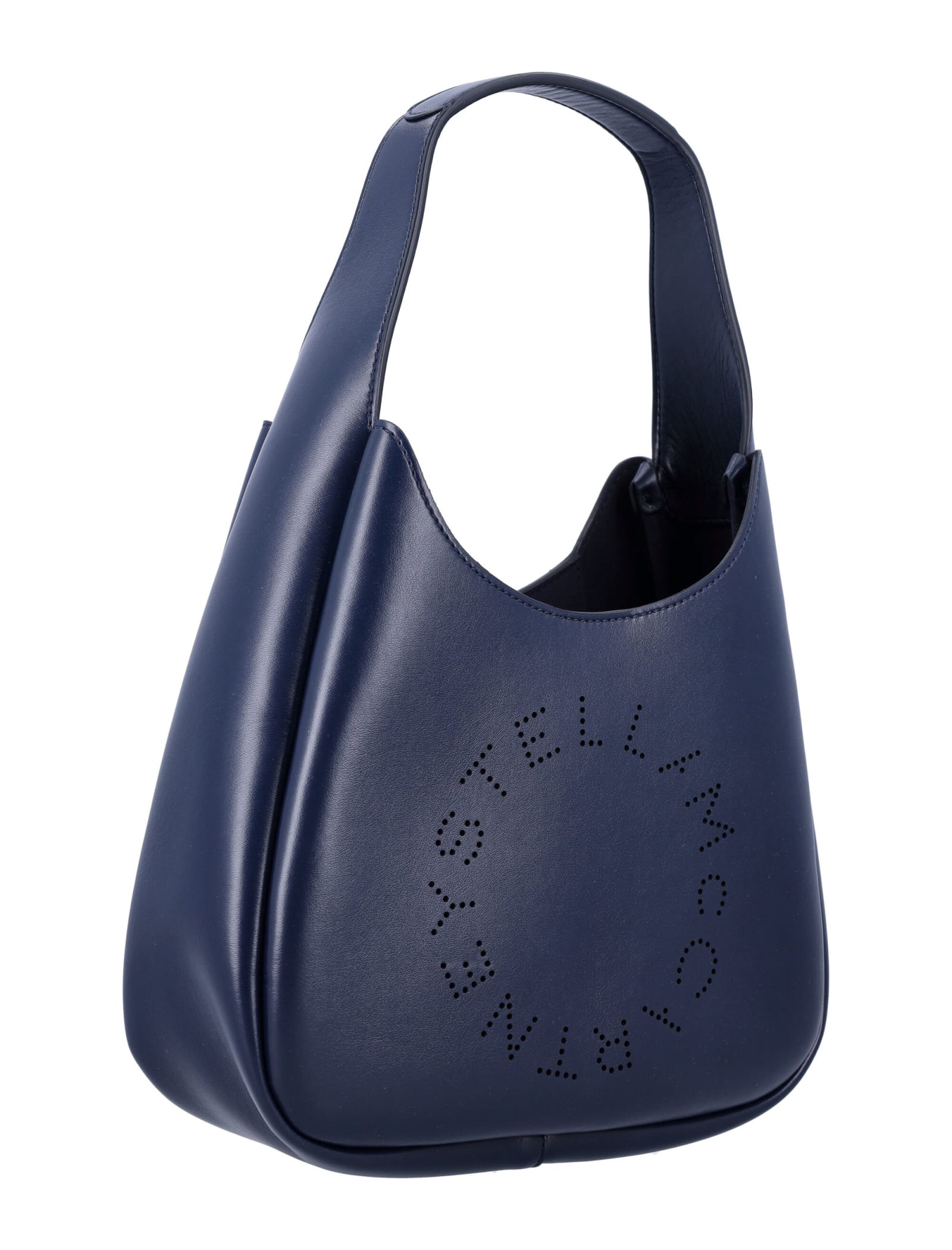 Shop Stella Mccartney Small Hobo Tote Bag In Denim Blue