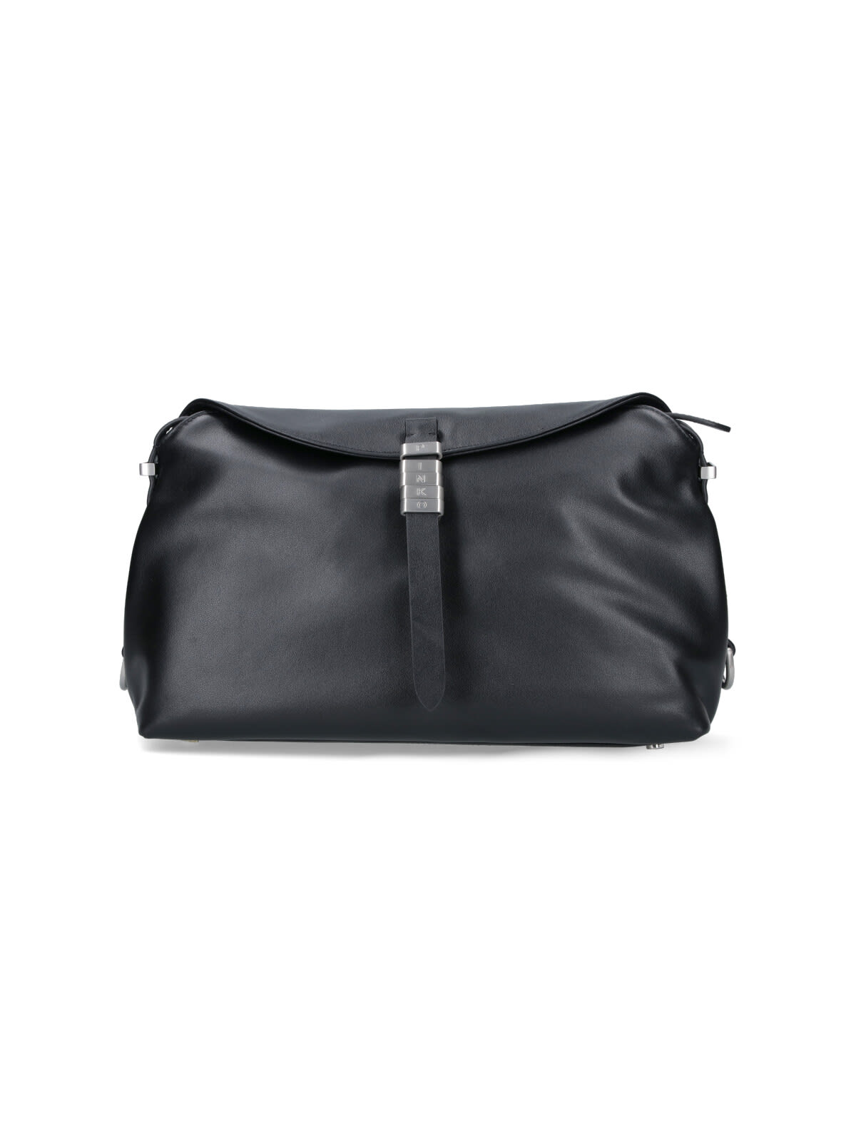 Pinko Saddle Baguette Shoulder Bag In Black