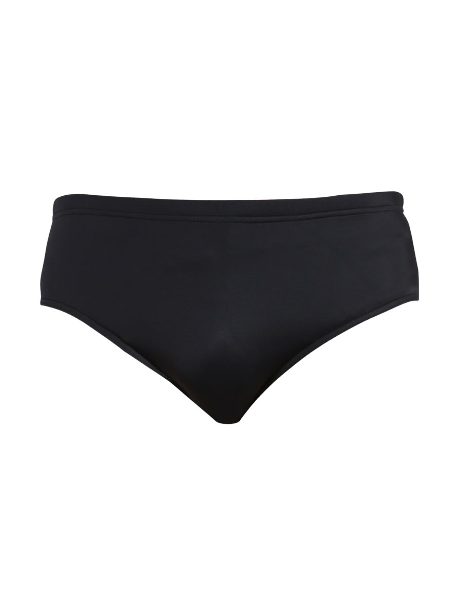 Shop Dsquared2 Swimsuit With Logo In Black