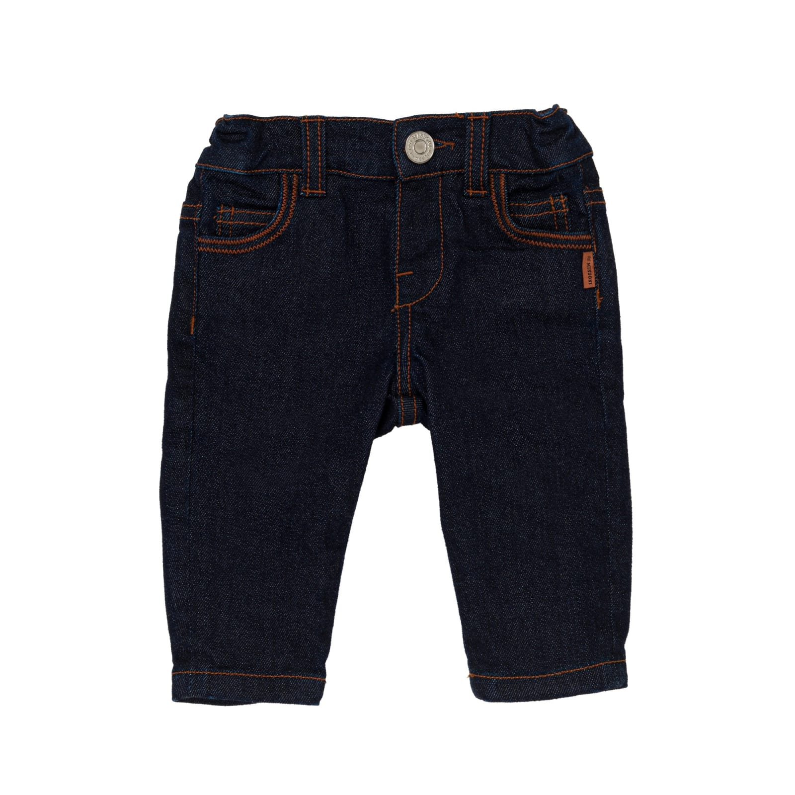 Missoni Babies' Straight Jeans With Medium Waist In Blue