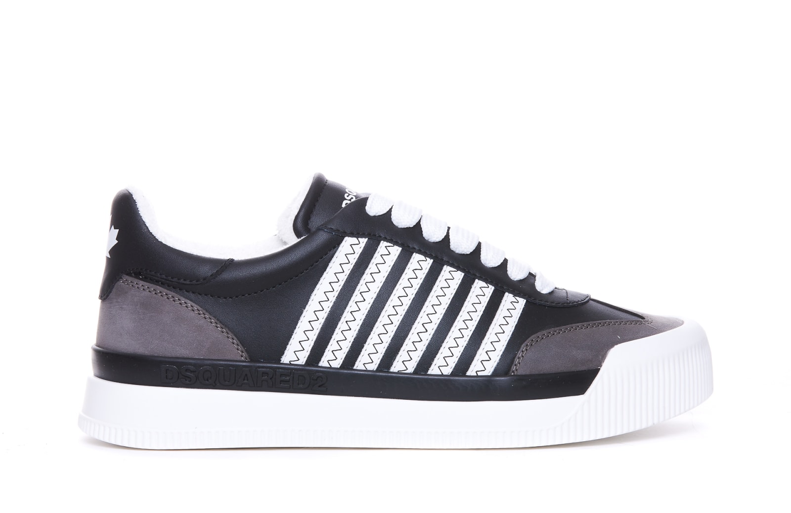 Shop Dsquared2 New Jersey Sneakers In Black