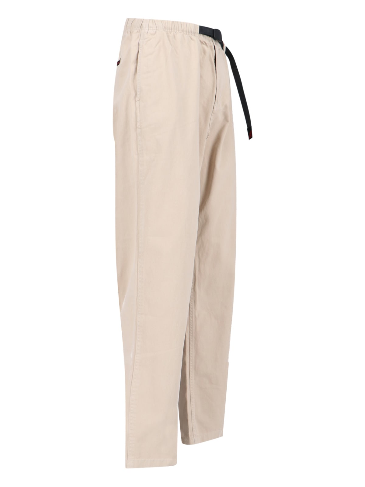 Shop Gramicci Straight Pants In Beige