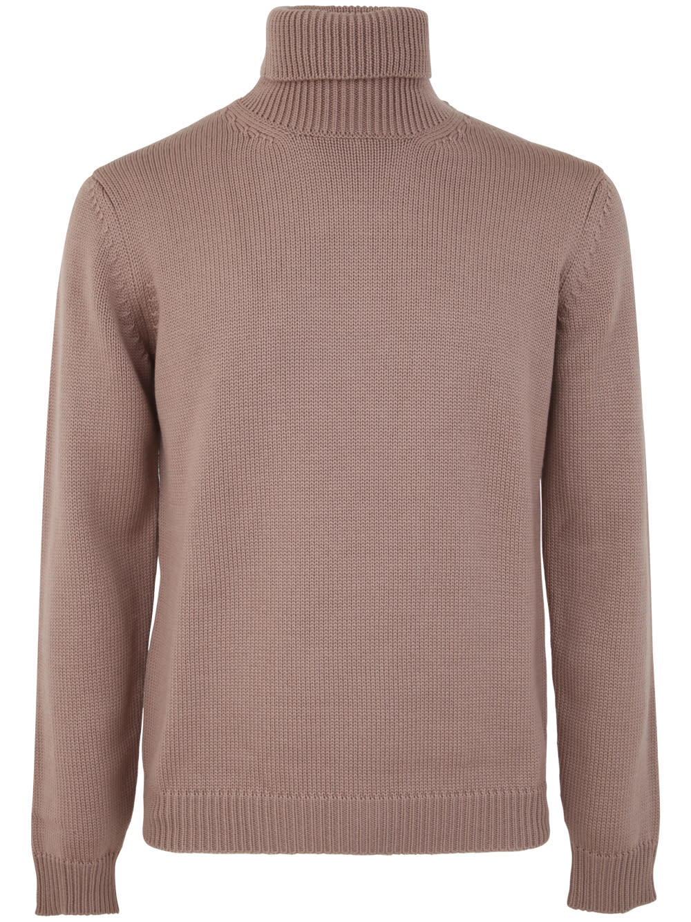 Shop Nuur Long Sleeve Turtle Neck Sweater In Powder