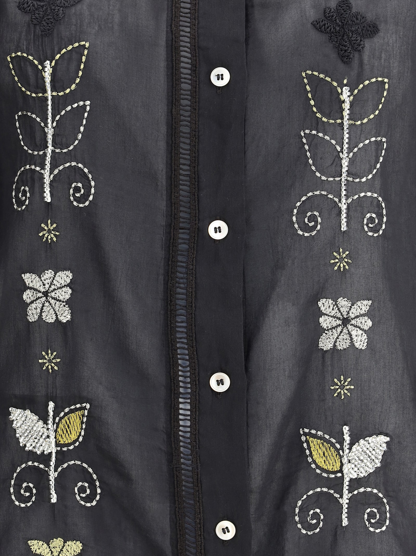 FORTE FORTE EMBROIDERED SHIRT